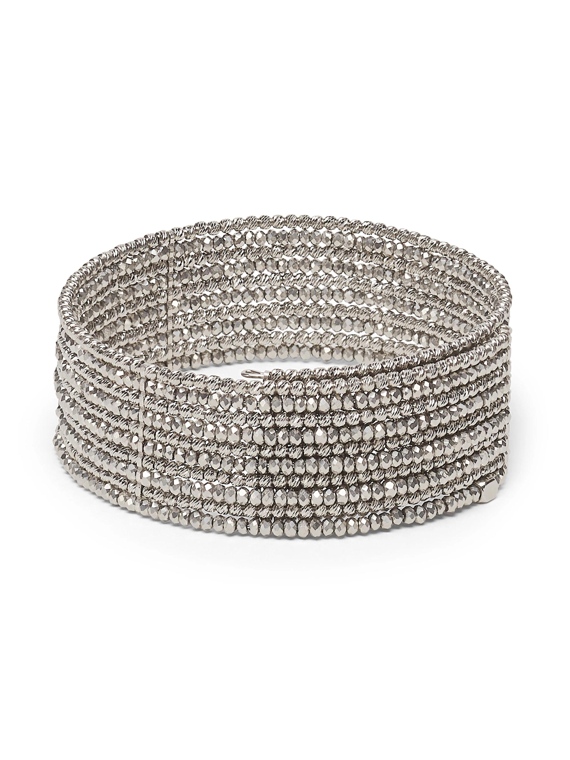 Brunello Cucinelli Women's Vetro and Sterling Silver Cuff - Silver