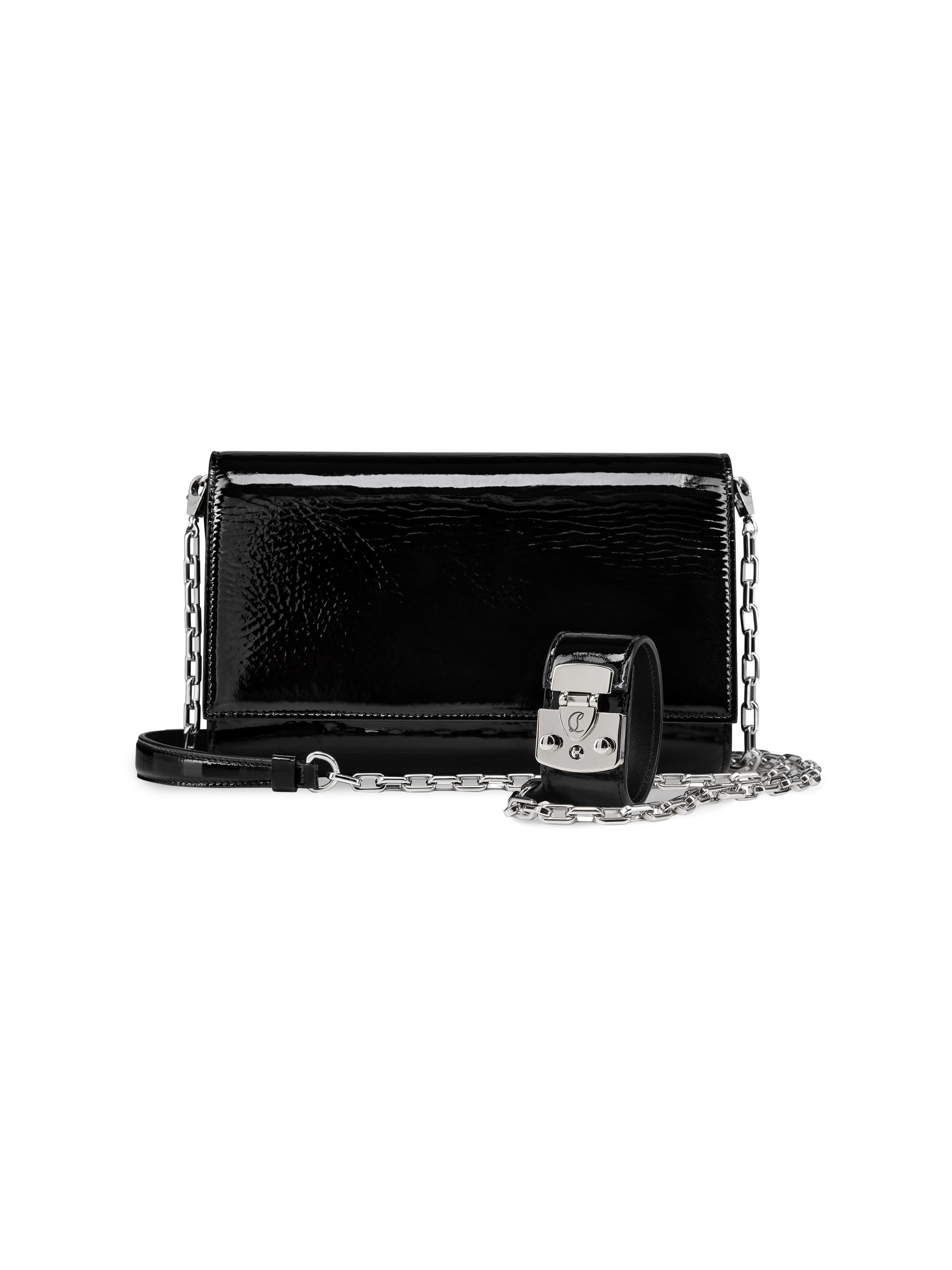 Christian Louboutin Women's Paloma Chain Link Clutch - Black