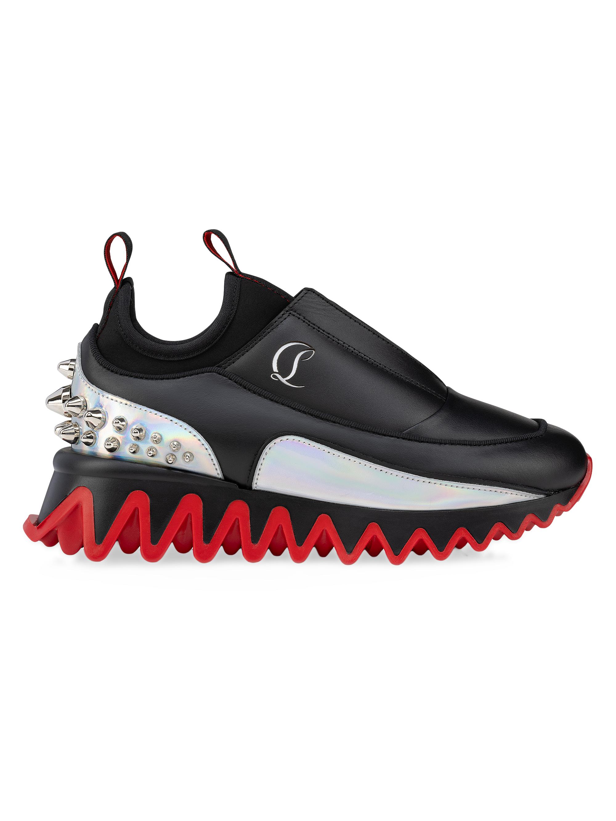 Christian Louboutin Little Boy's & Boy's Mini Sharkyloub Sneakers - Black Multicolor 10.5 (Child)