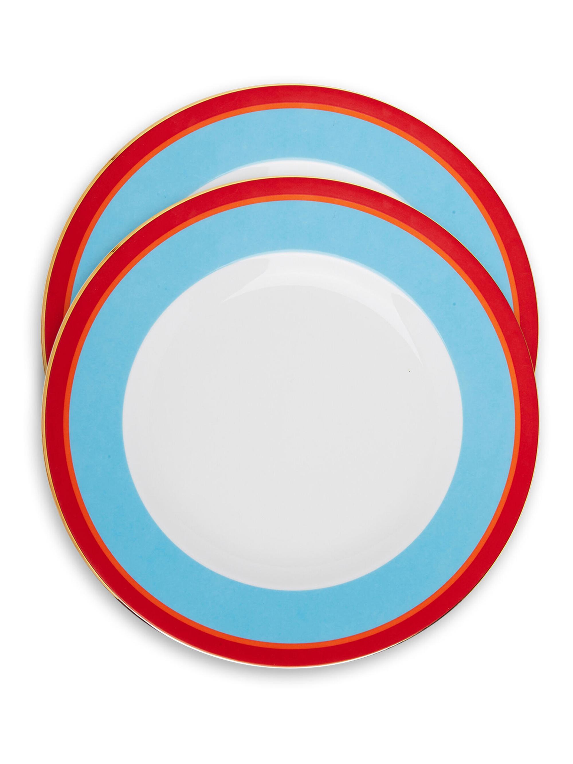 La DoubleJ Dinner Plates Set of 2 - Rainbow Azzurro