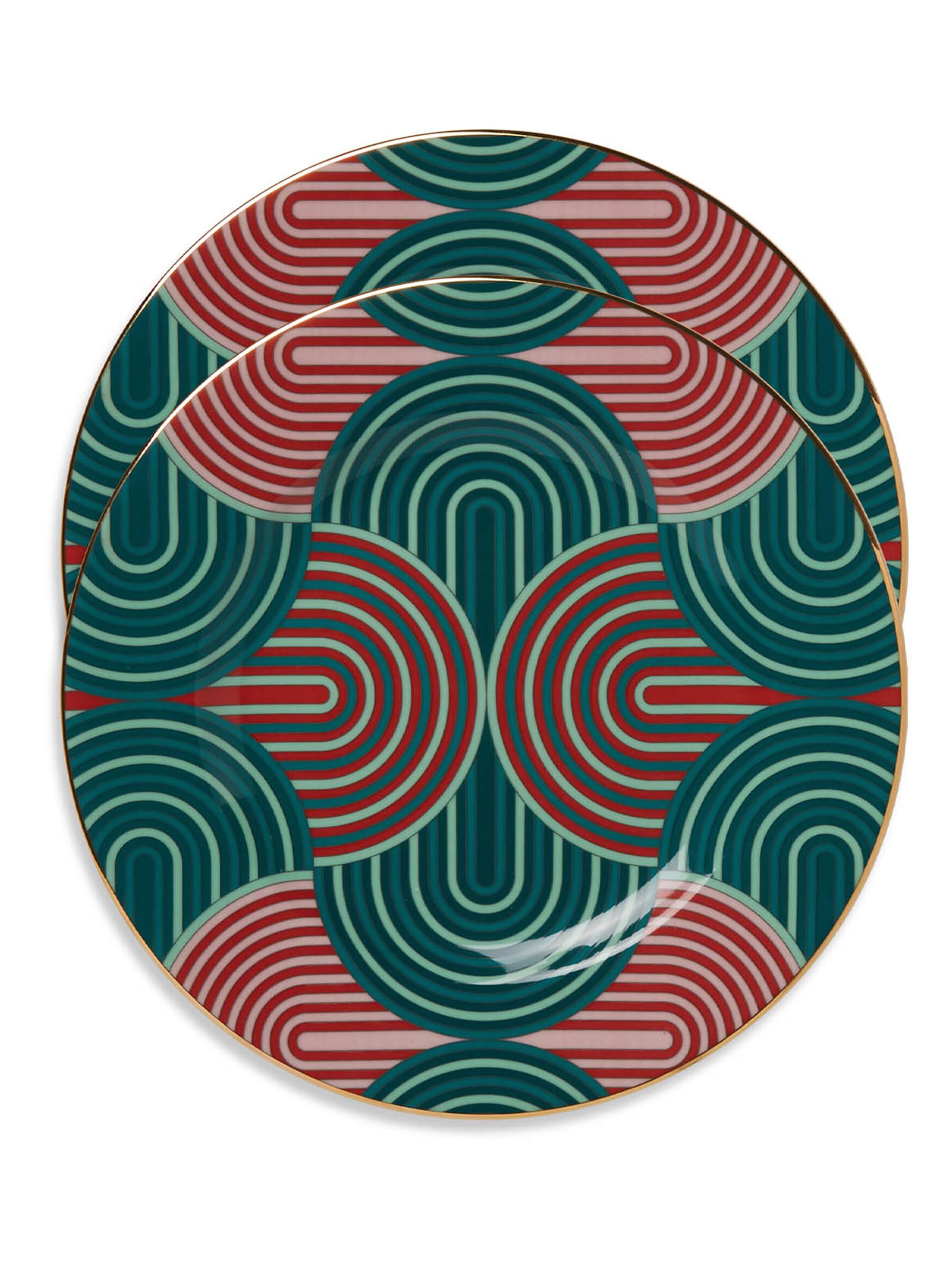 La DoubleJ Dinner Plates Set of 2 - Slinky Verde