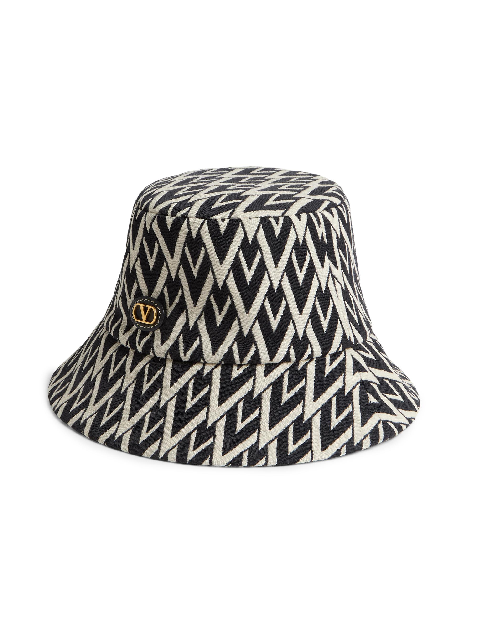 Valentino Garavani Bucket Hat Toute La V in Wool | Saks Fifth Avenue