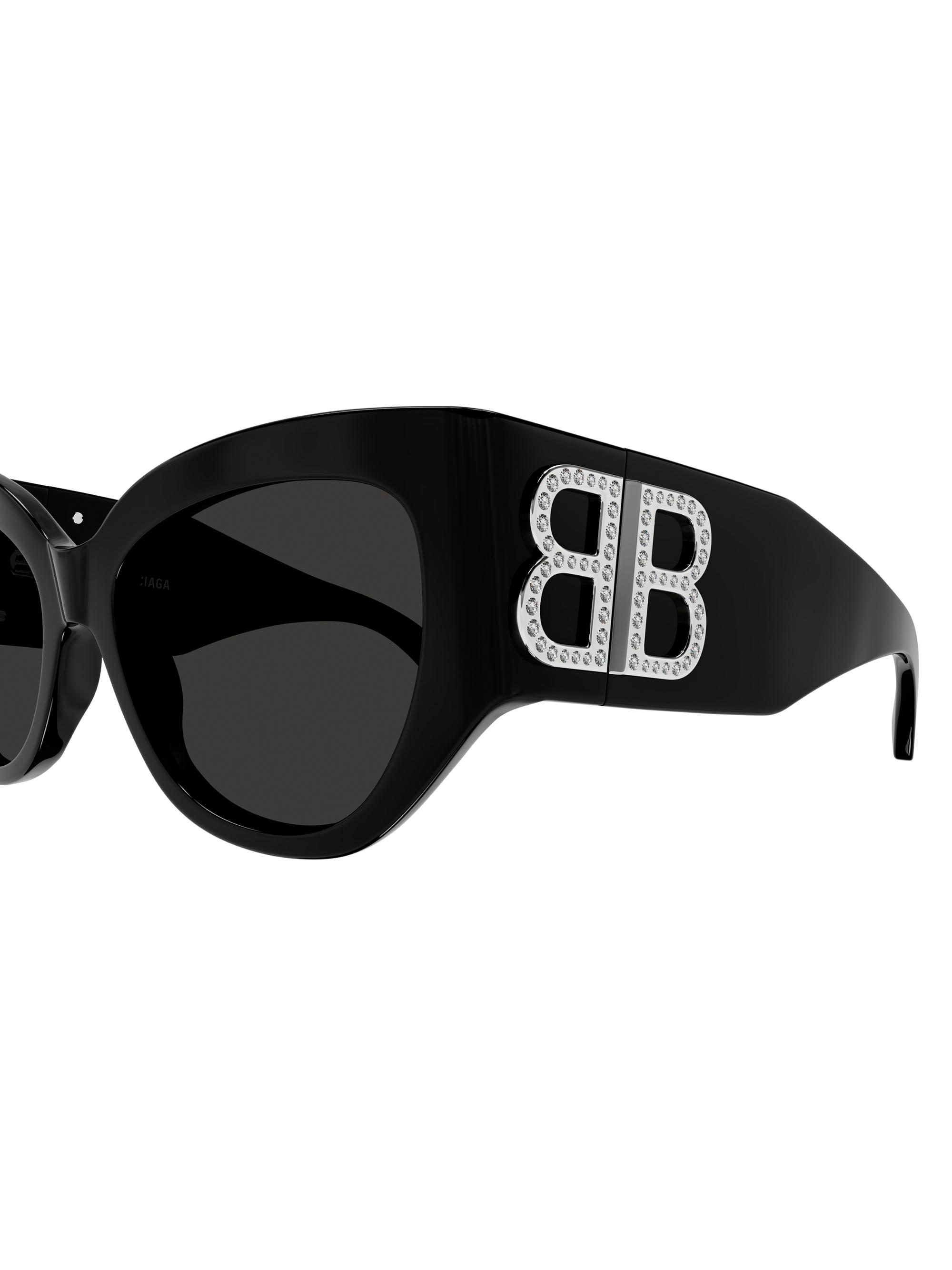 W*A様 balenciaga 21aw butterfly sunglasse Balenciaga Eyewear Mask butterfly-frame Sunglasses | Black
