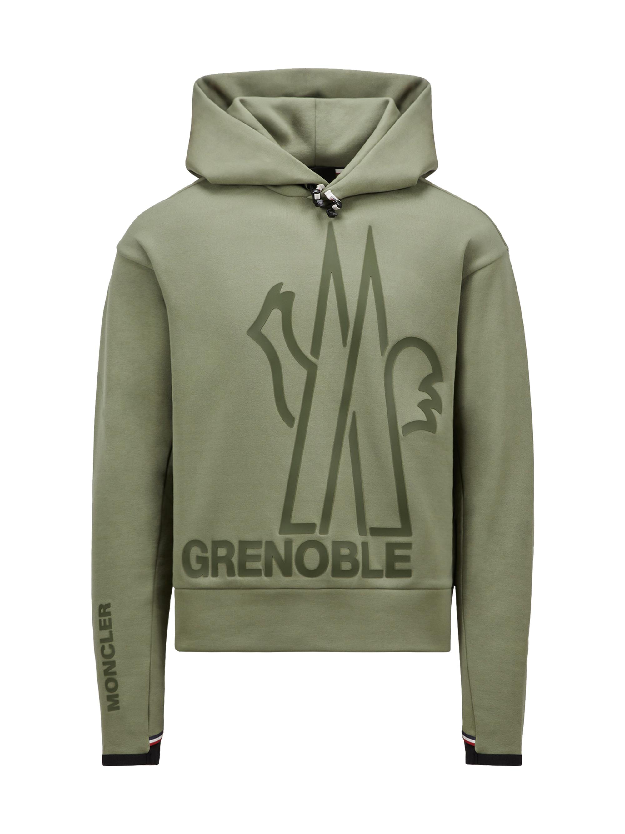 Moncler Grenoble Men's Polartec Lined Sweatshirt - Sage Green