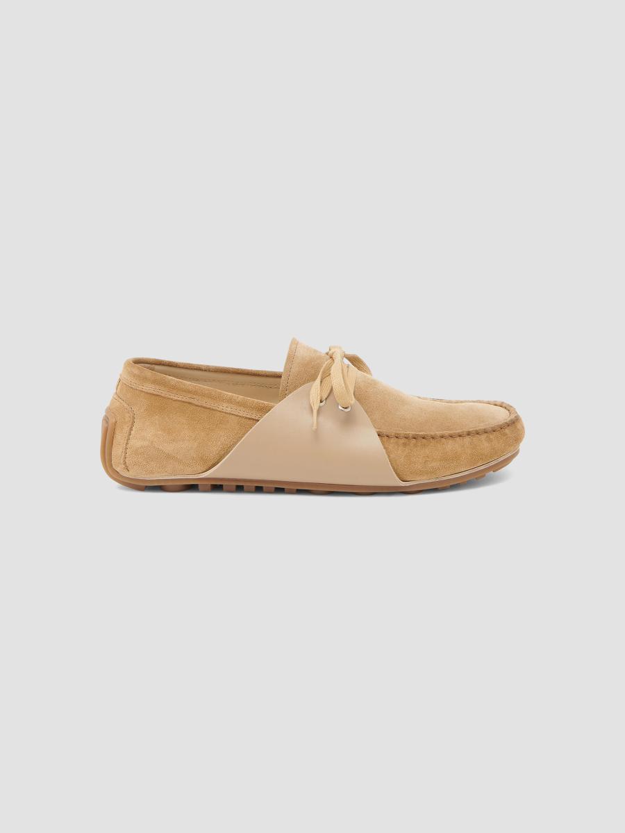 Moschino Mens Genuine Suede Driving Loafers Mocassin Shoes Tan Brown Horsebit 13 Moschino Mens Genuine Suede Driving Loafers Mocassin Shoes  main image 4