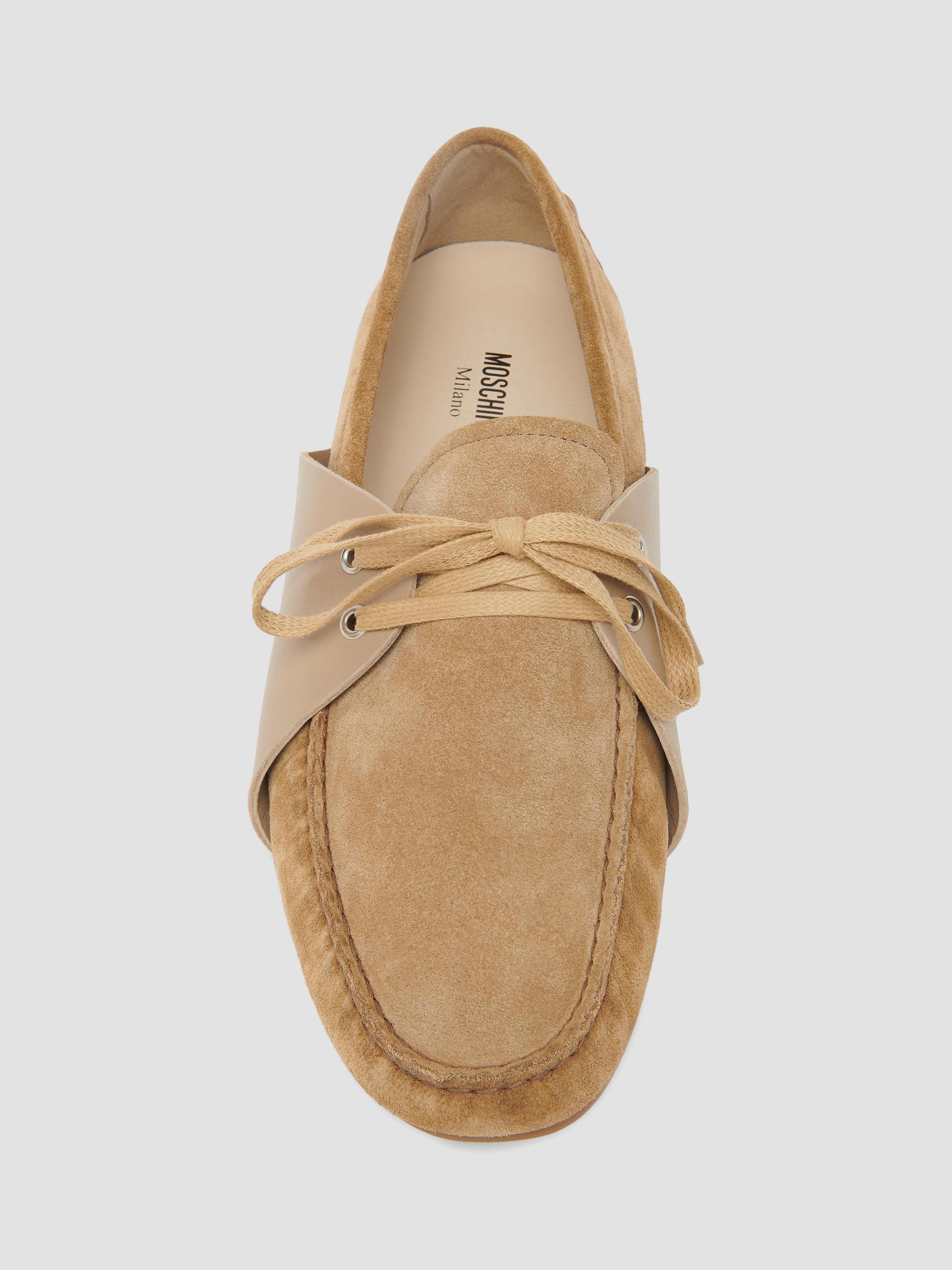 Moschino Suede Driving Loafers | Saks Fifth Avenue display picture 3
