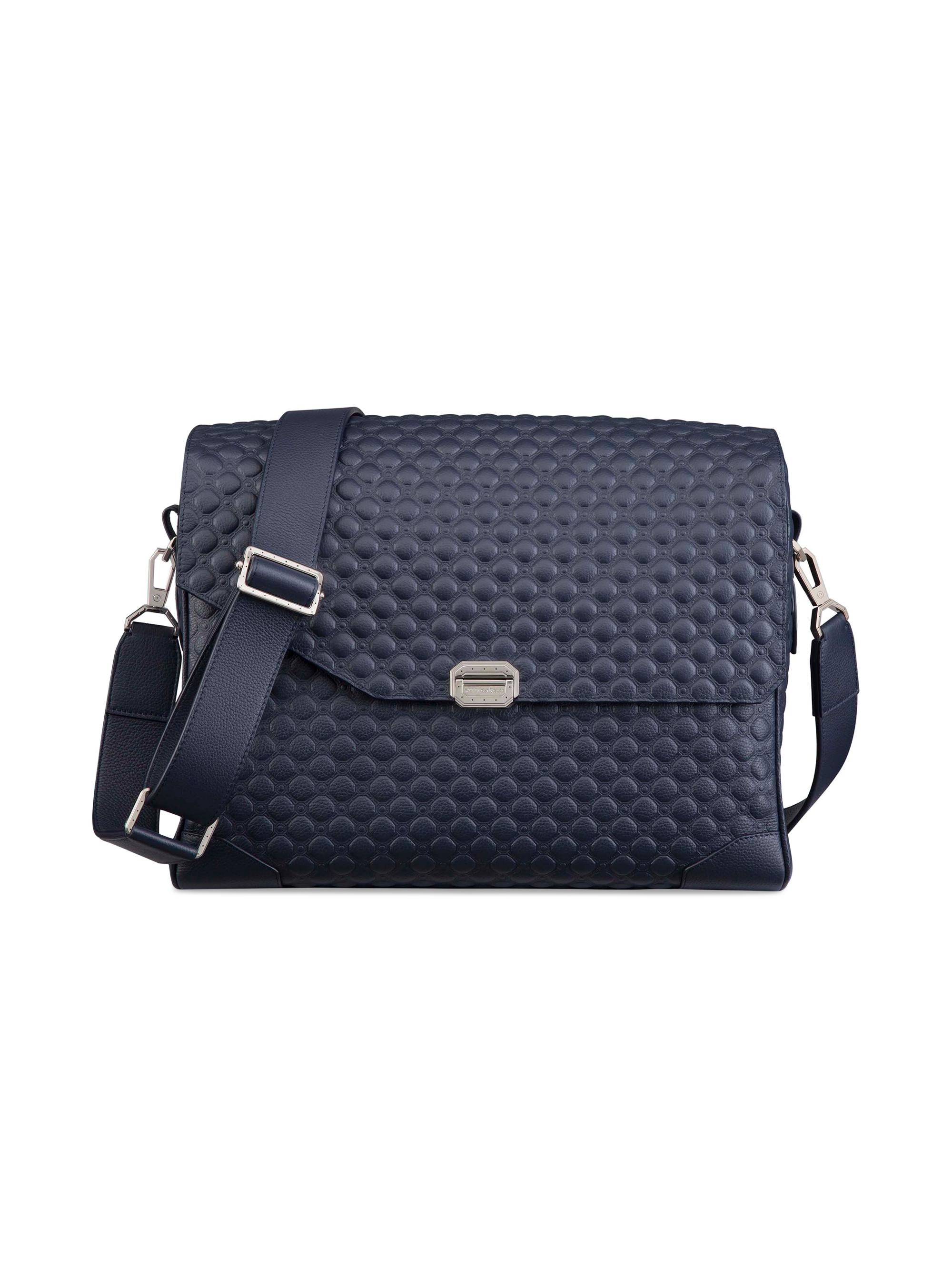 Stefano Ricci Men's Messenger Bag - Blue