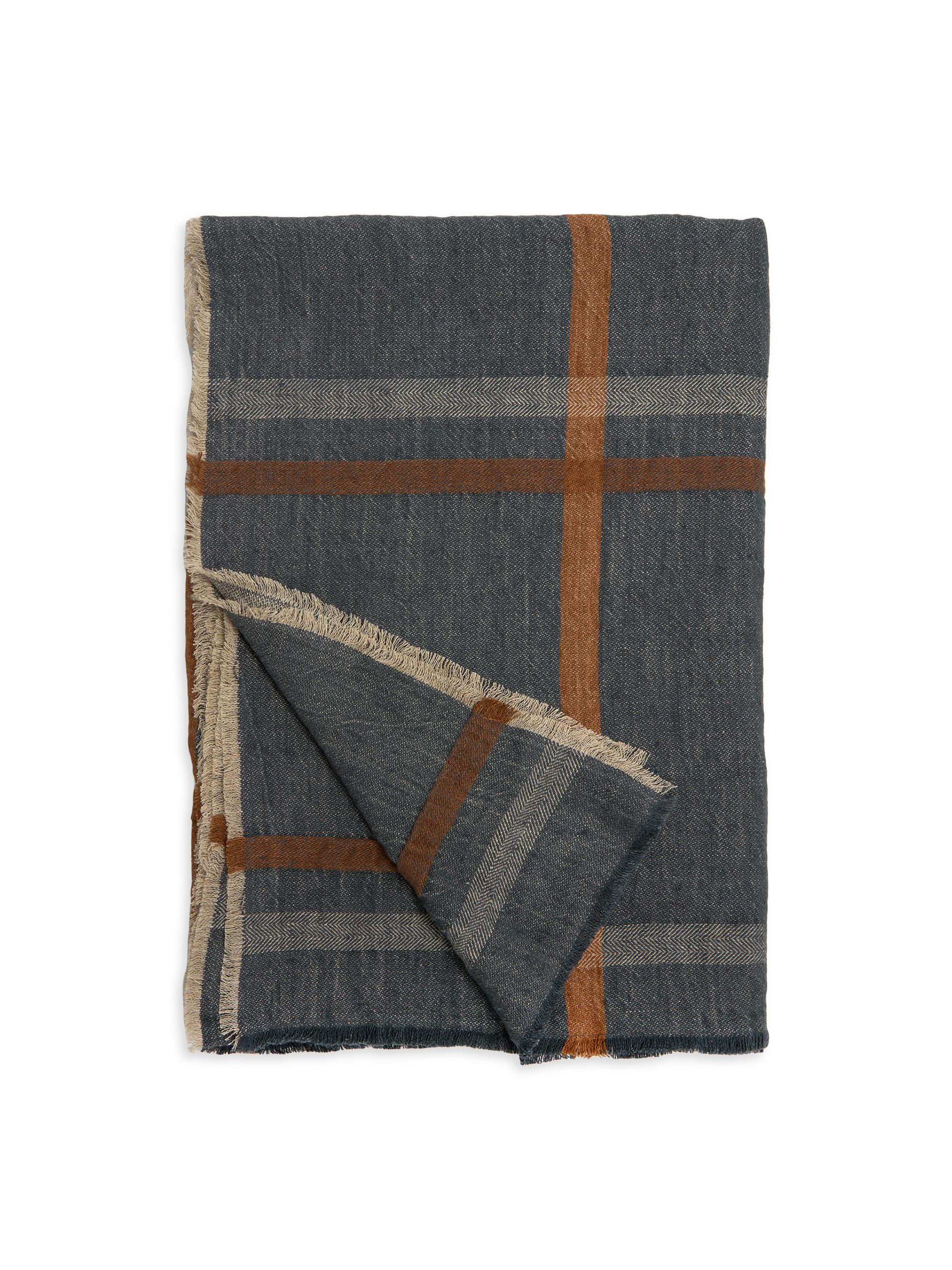 Pom Pom at Home Bryant Oversized Throw - Dark Teal