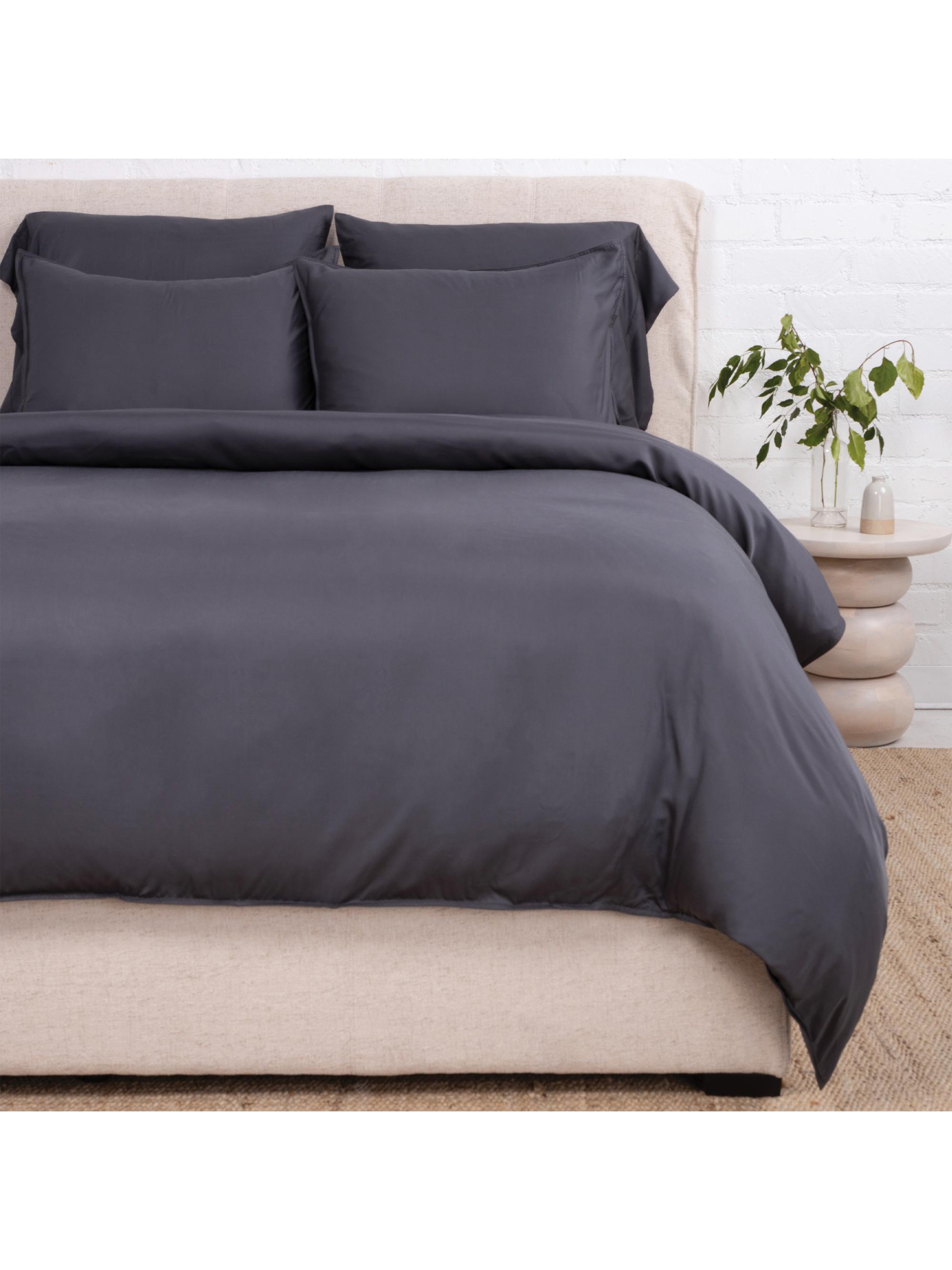 Pom Pom at Home Parker Bamboo Sateen Duvet Cover Set - Midnight