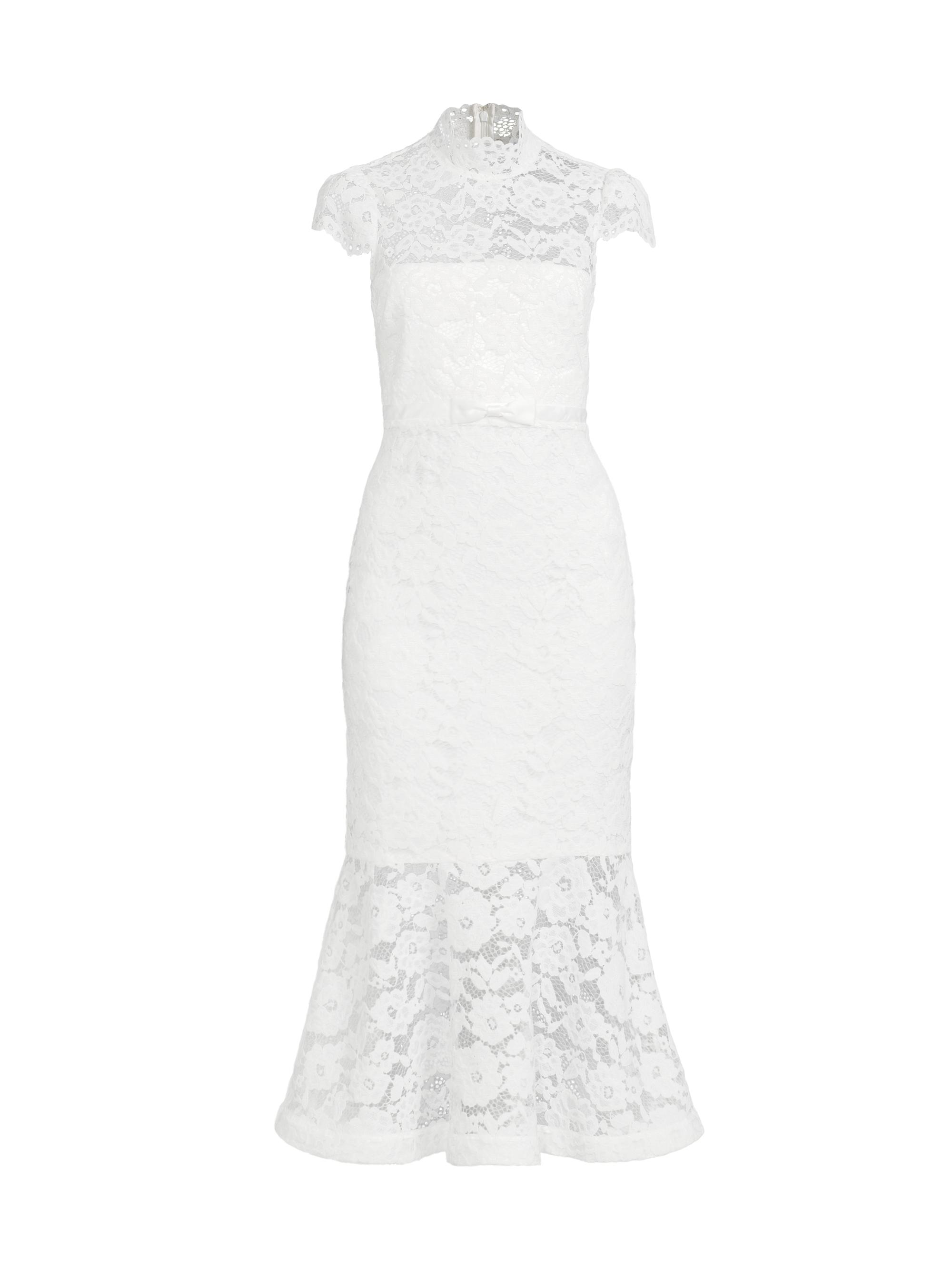 SIMKHAI Laura Guipure Lace Midi-Dress | Saks Fifth Avenue