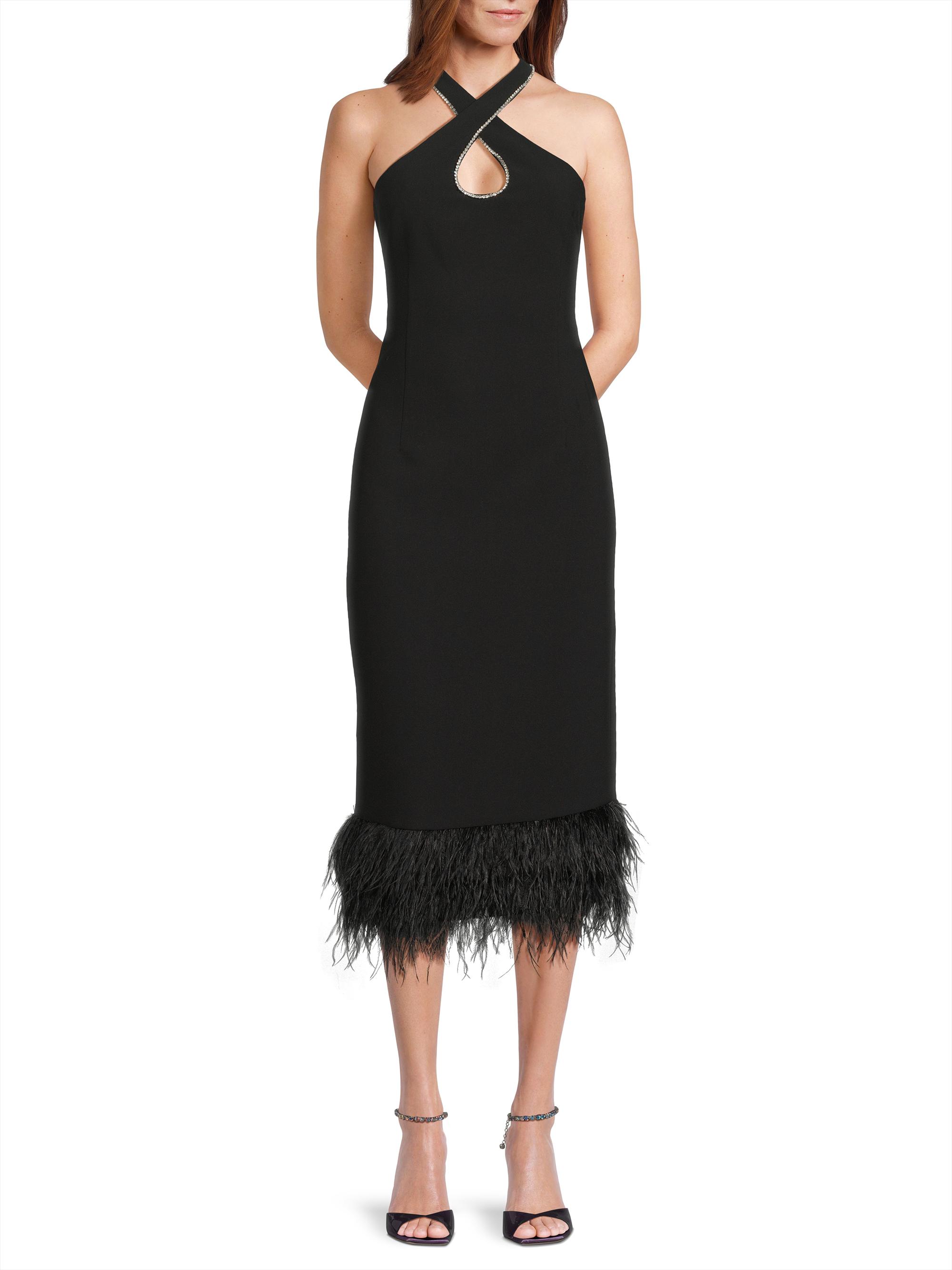 Likely Hadley Halterneck Midi-Dress Saks Fifth Avenue