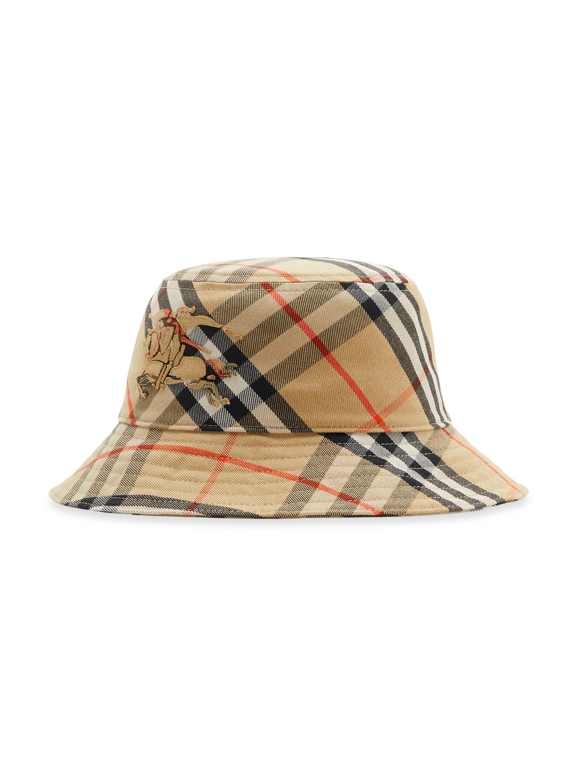 Burberry Check Twill Bucket Hat | Saks Fifth Avenue