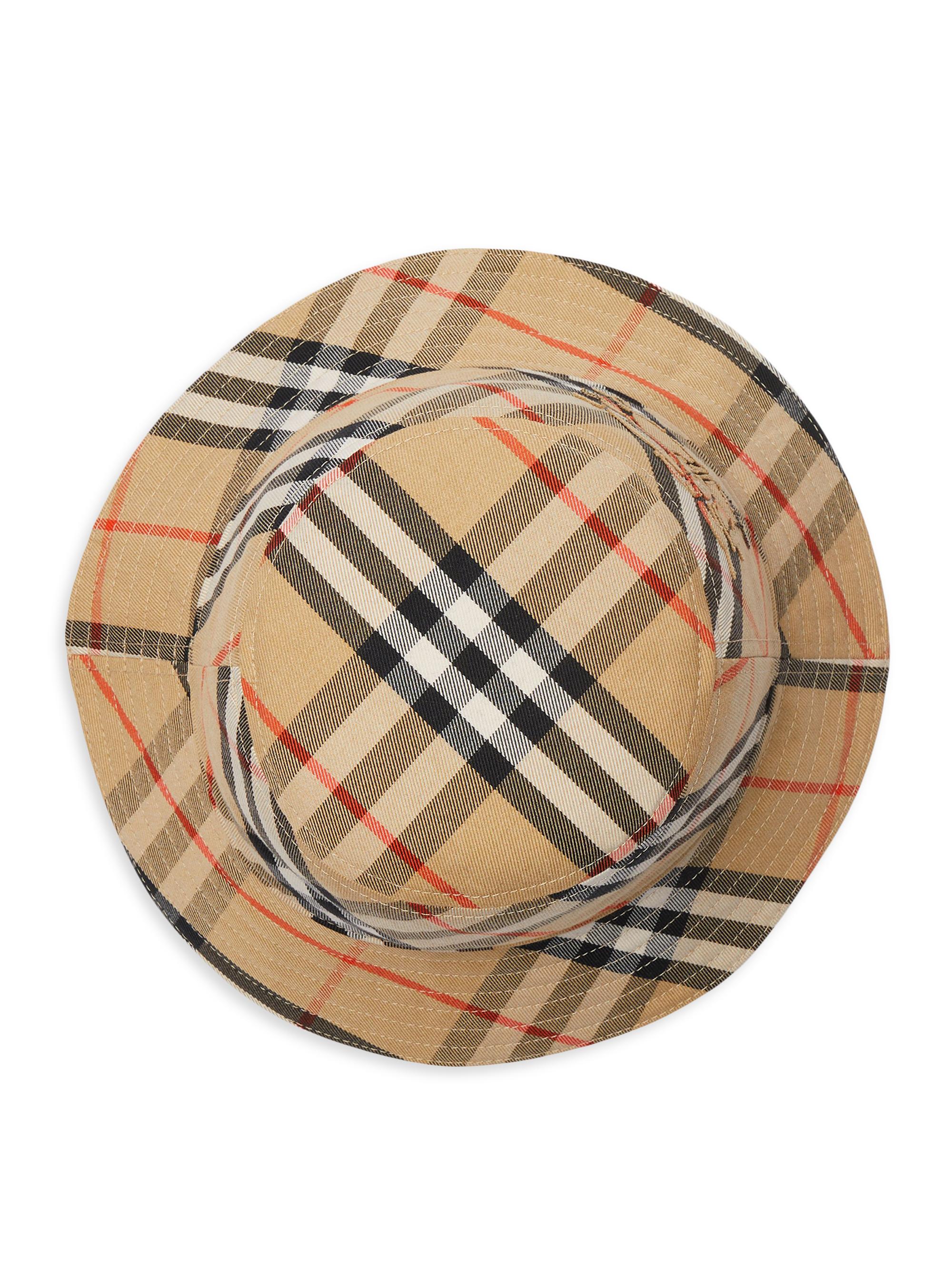Burberry Check Twill Bucket Hat | Saks Fifth Avenue