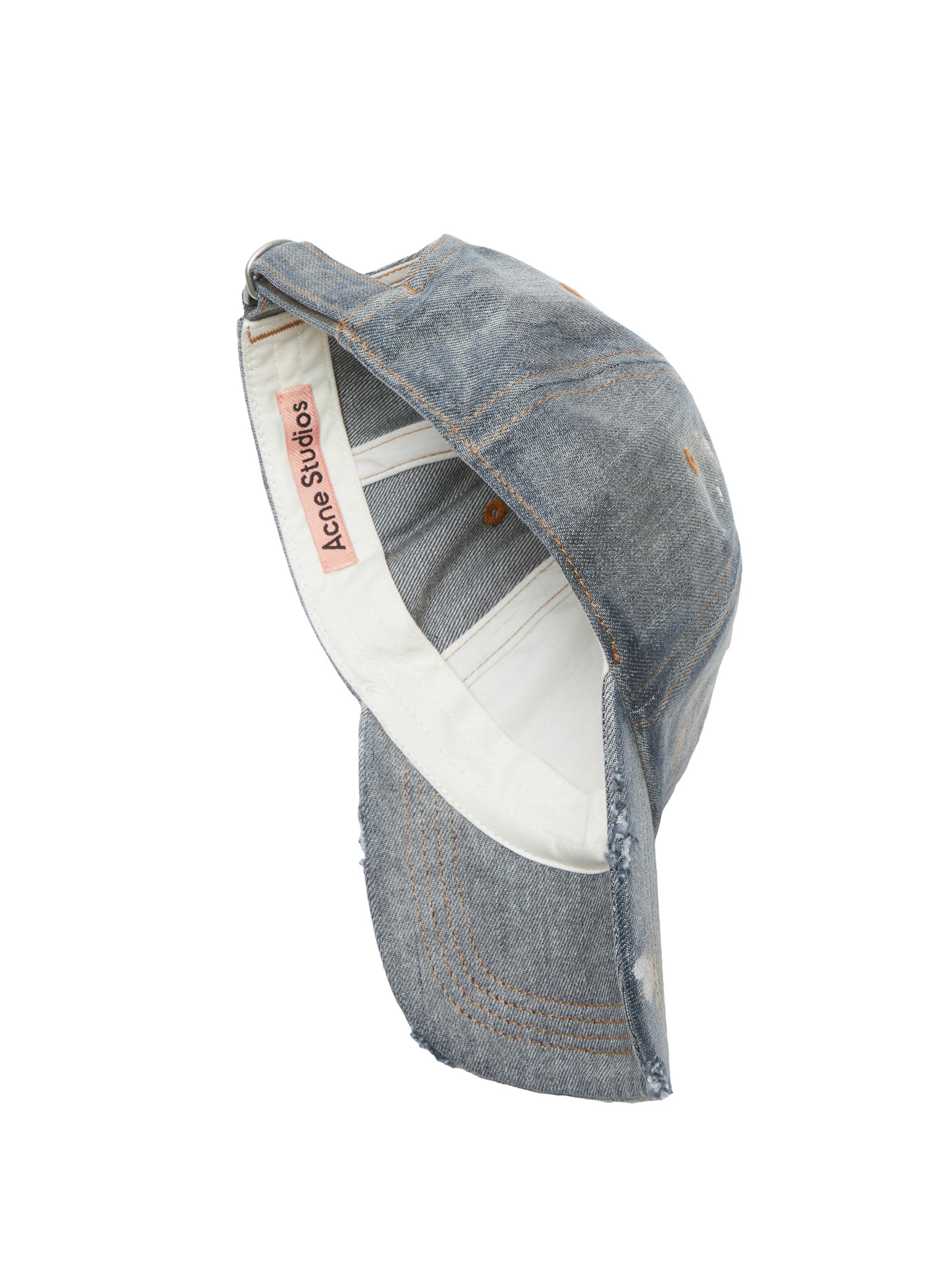 帽子 Acne Studios denim cap 24ss Acne Studios - Denim cap - Black