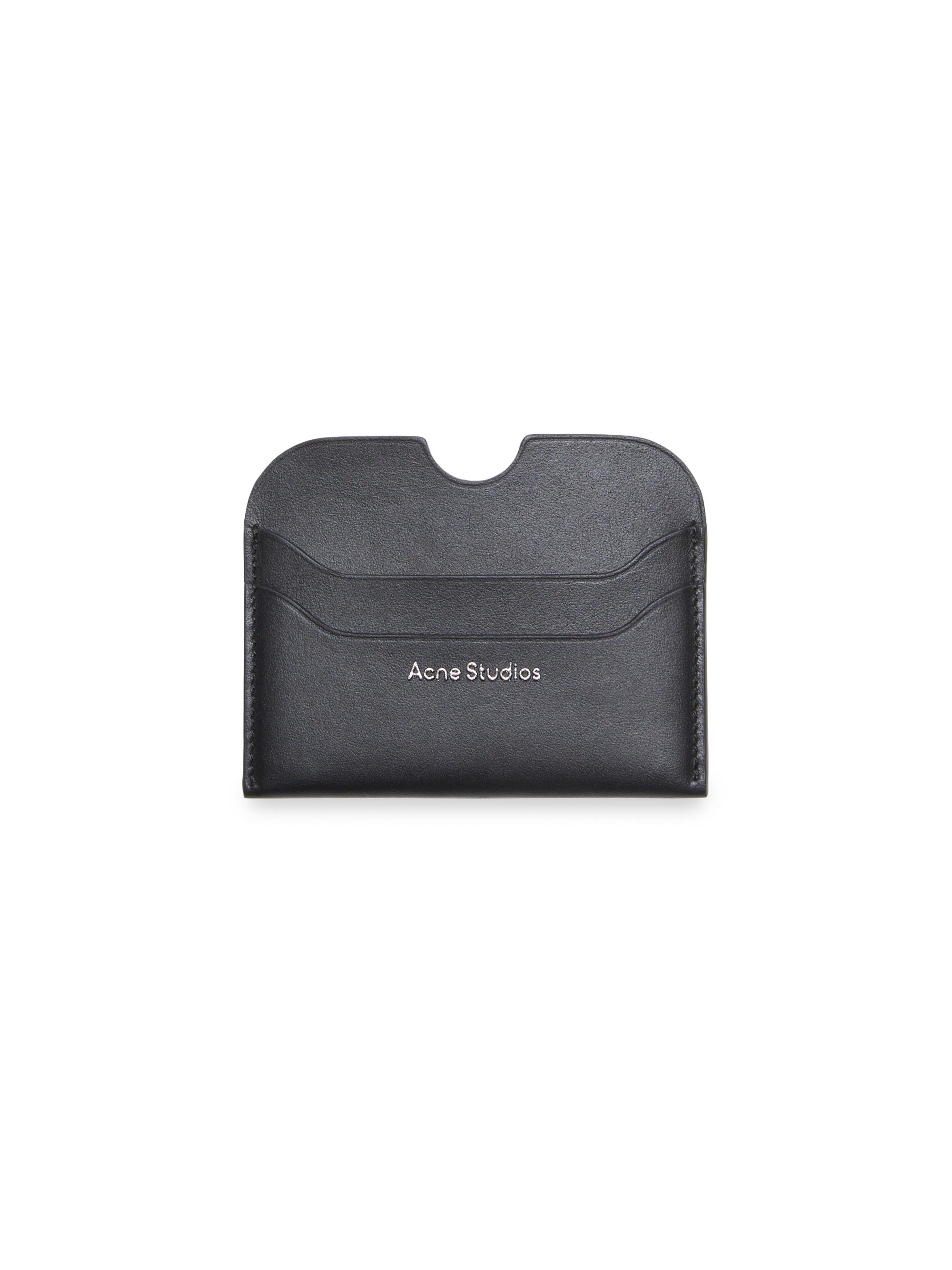 Acne Studios Men's  Elmas Leather Card Case - Black