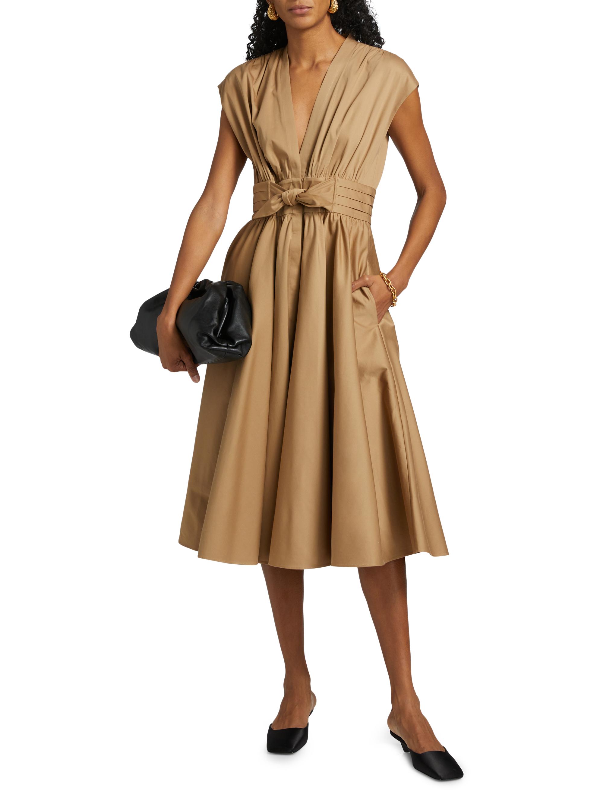 kiernan linen dress Reformation Kiernan Linen Sundress In Navy