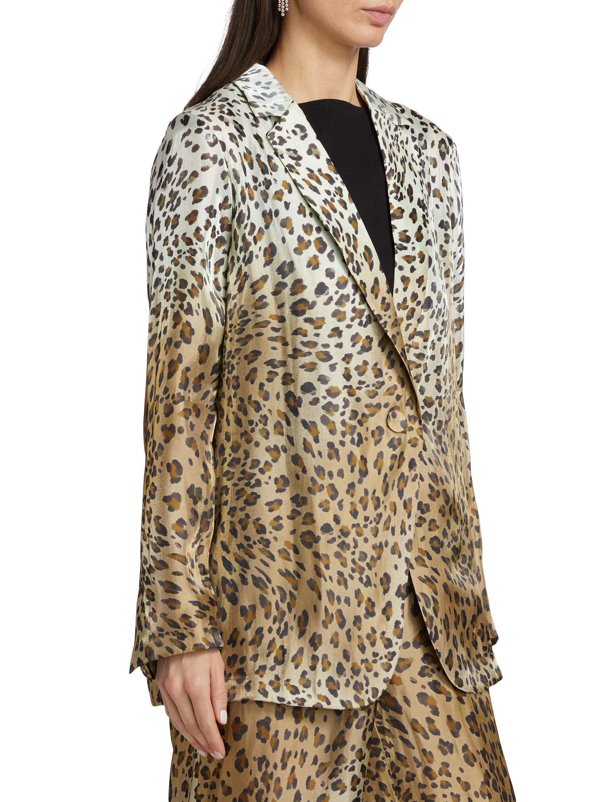 Kobi Halperin Wacks Ombre Animal Print Jacket | Saks Fifth Avenue