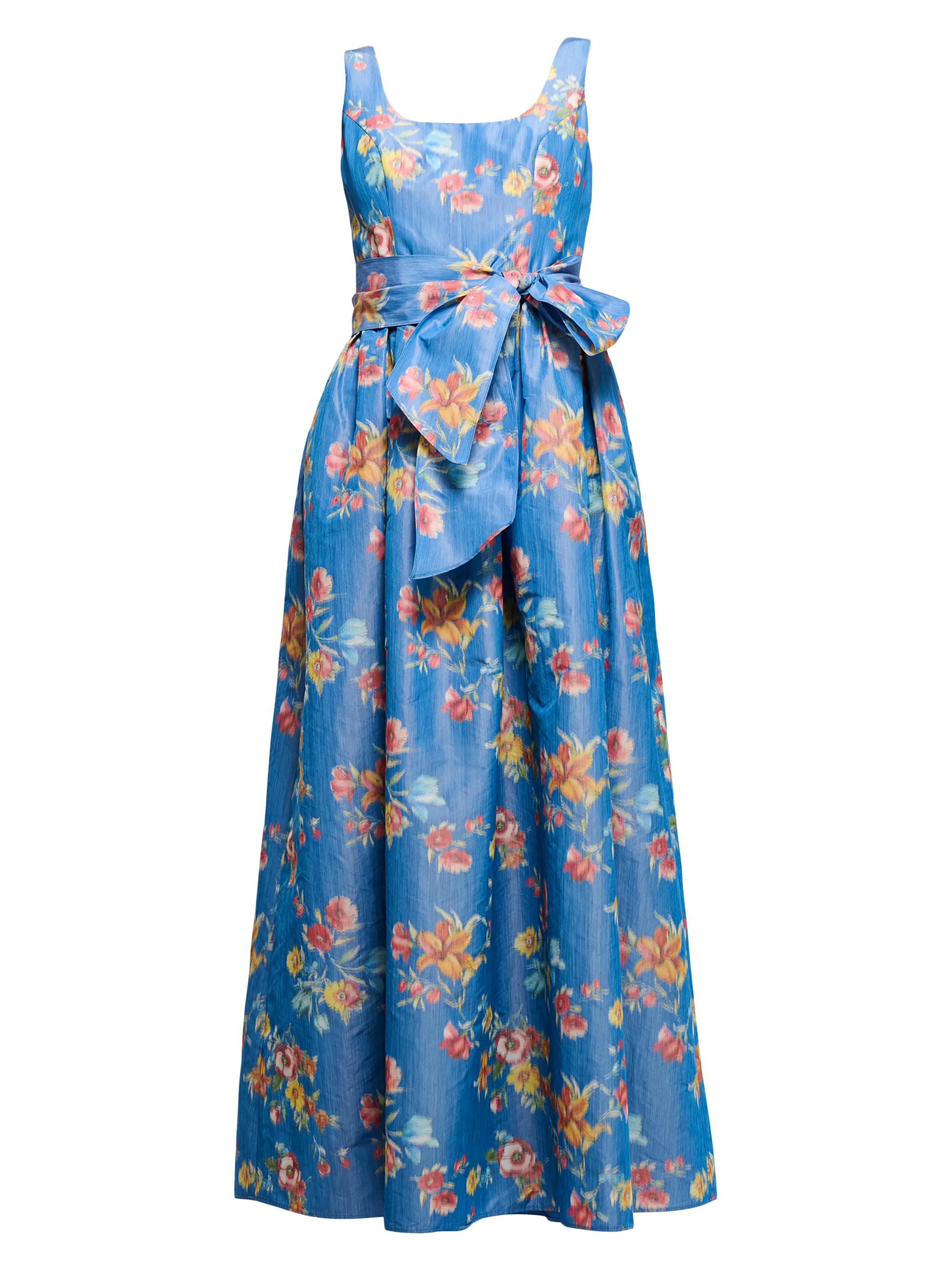 Shoshanna Raven Floral Guipure A-Line Gown | Saks Fifth Avenue