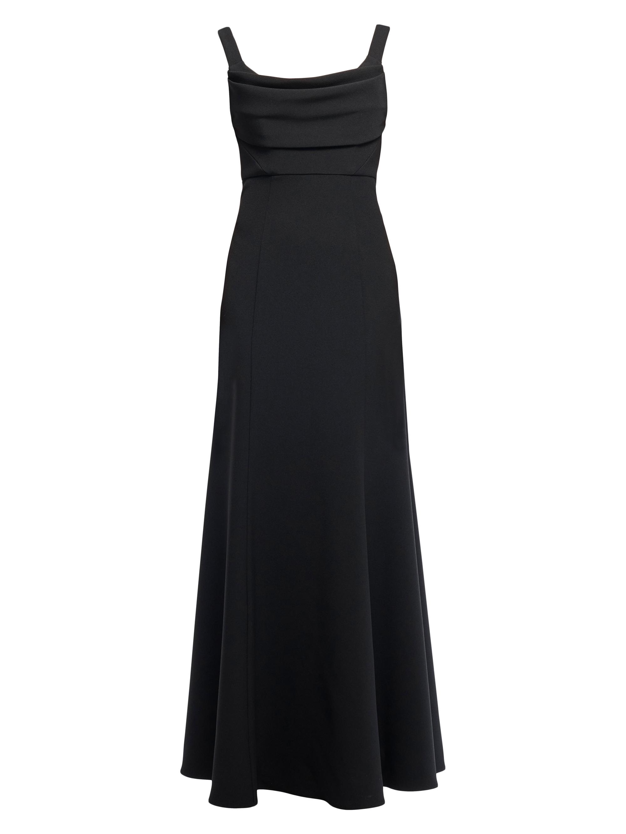 Shoshanna Women's Bartlett Crepe Sleeveless Maxi Dress - Jet