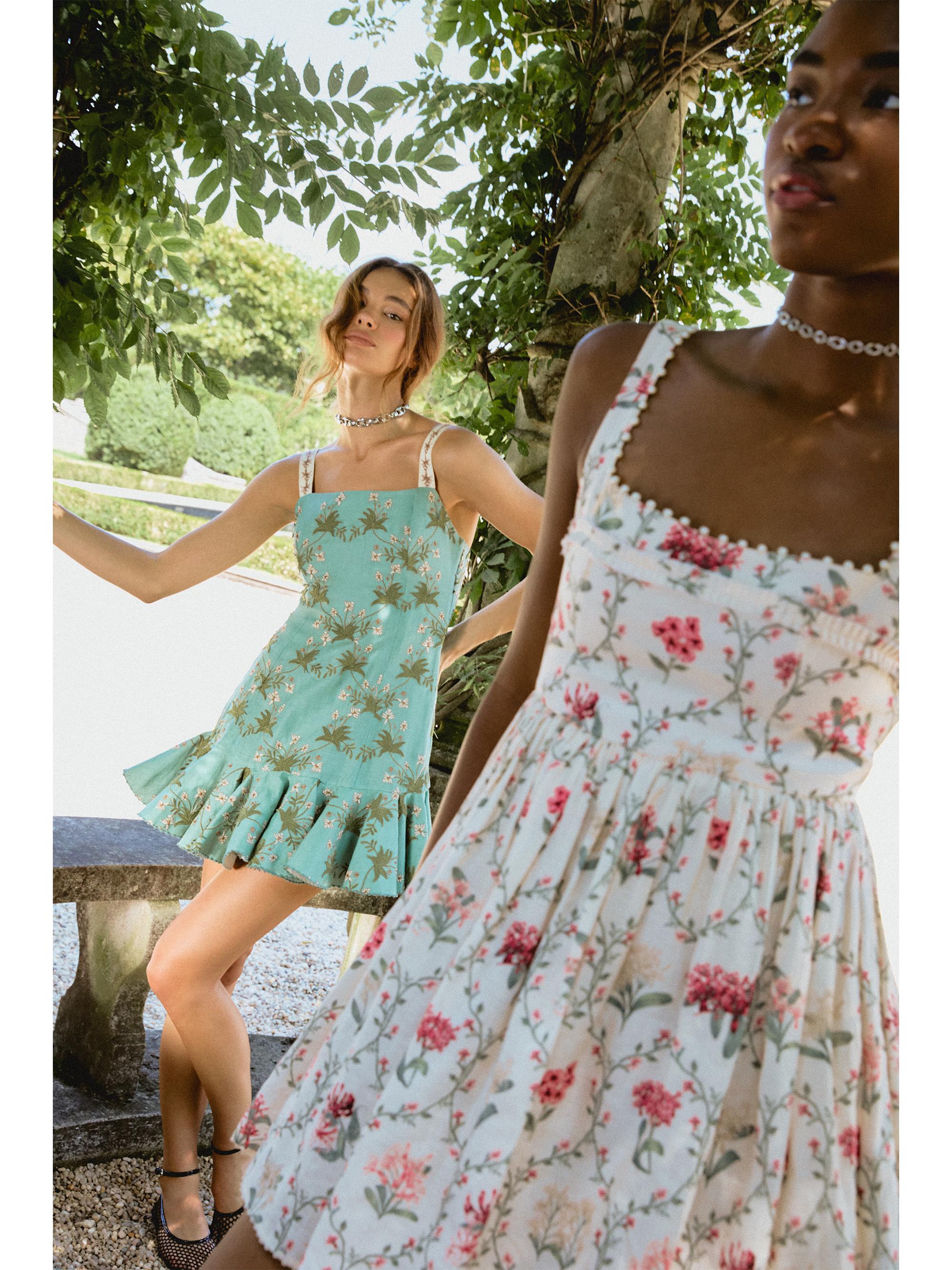knee length dresses for ladies Barbara Midi Dress in Chinesis