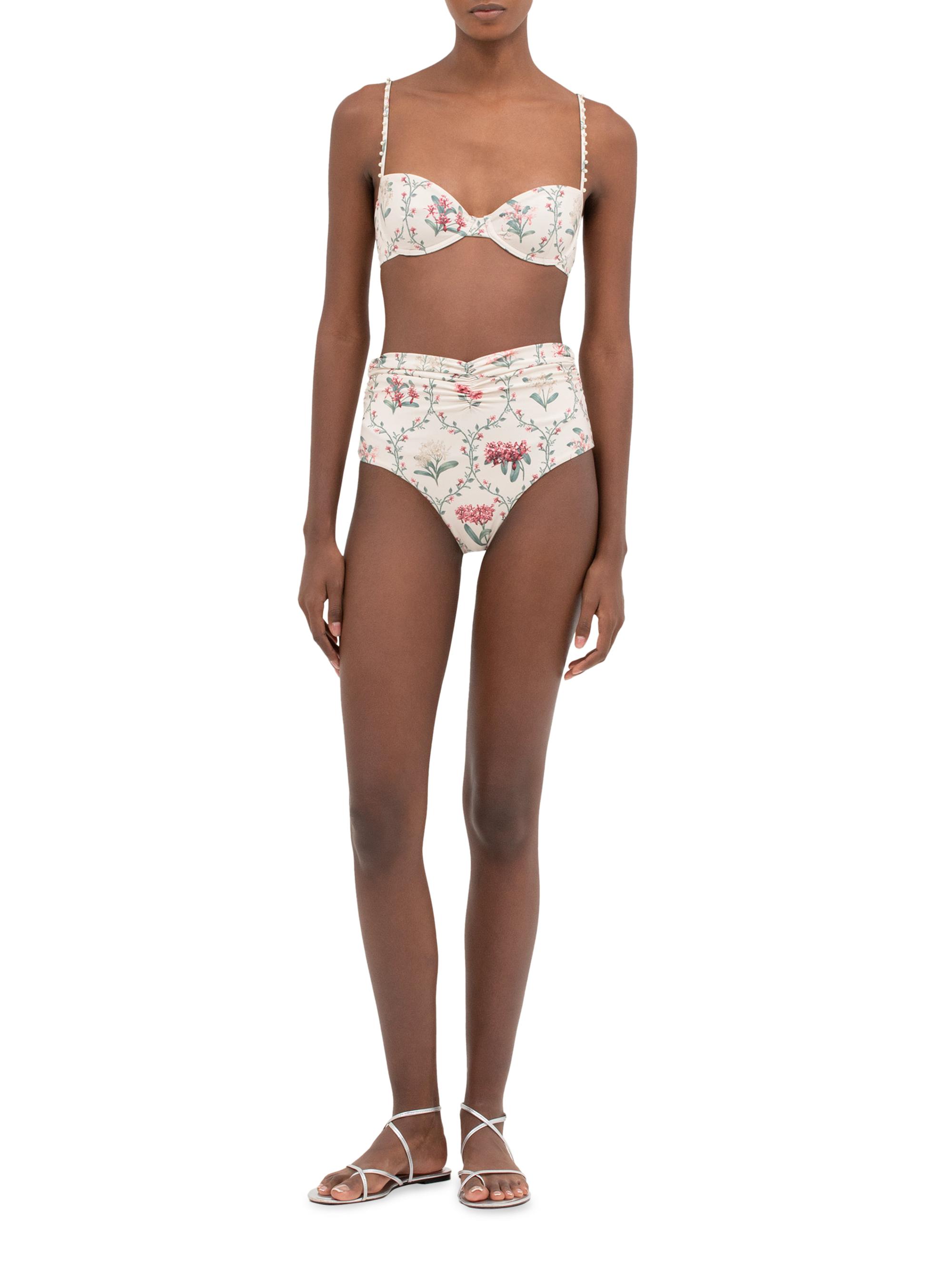 Agua by Agua Bendita Women's Magdalena Orquidea Embellished Bikini Top