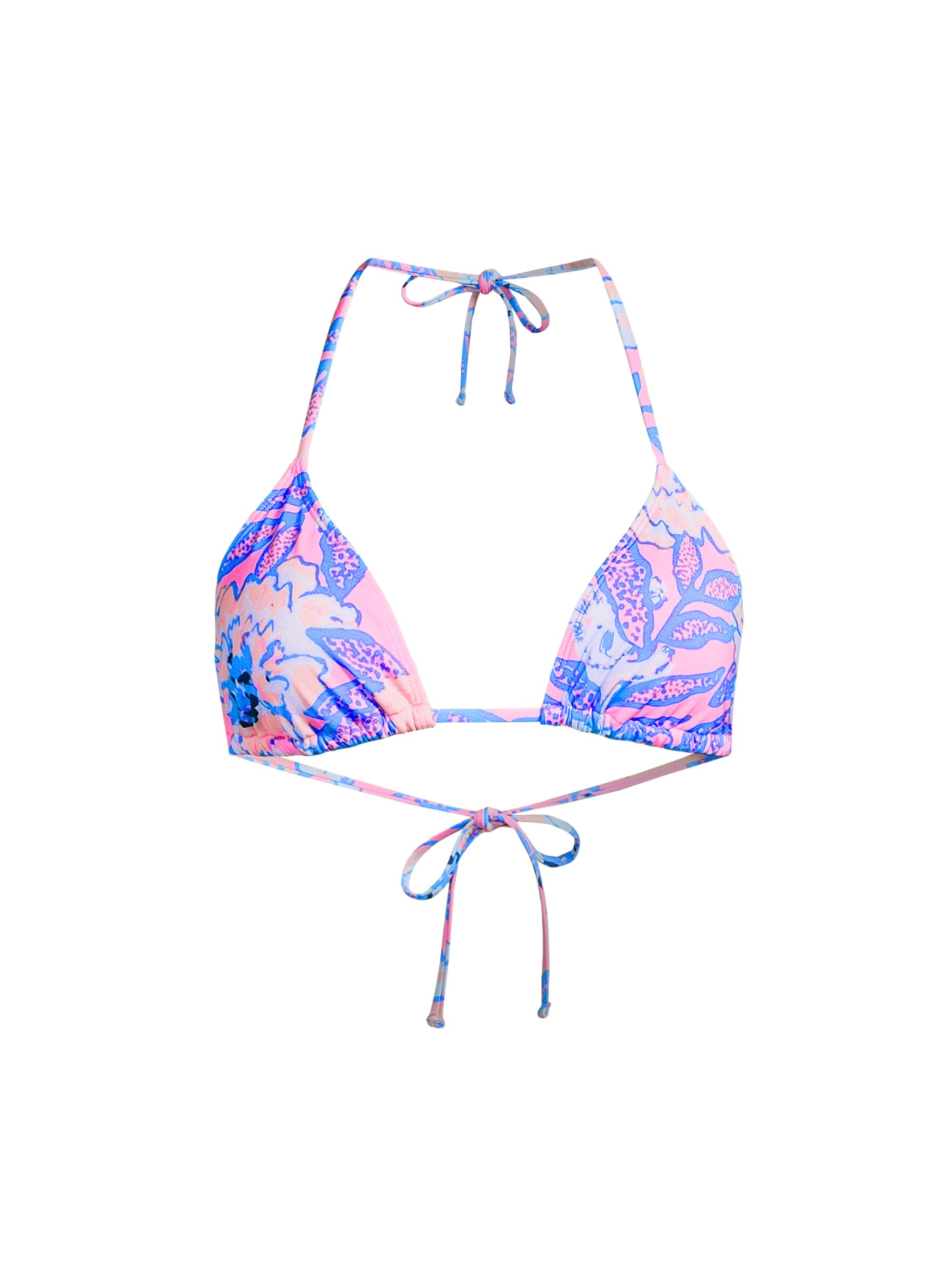 Lilly Pulitzer Women's Jamya Floral Triangle Bikini Top - Multi Totally Koalafied
