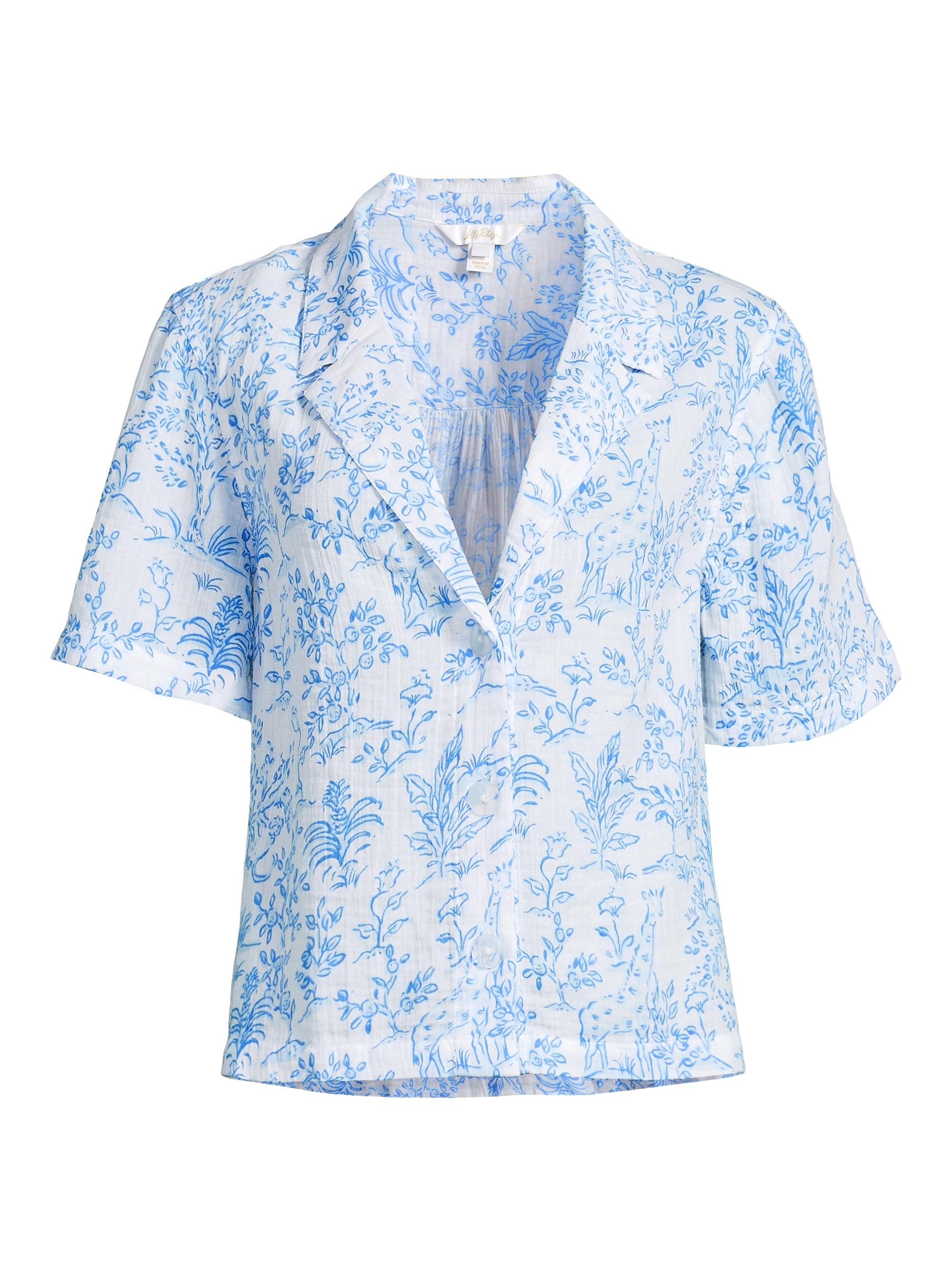 Lilly Pulitzer Gracee Pineapple Tile Eyelet Tunic | Saks Fifth Avenue