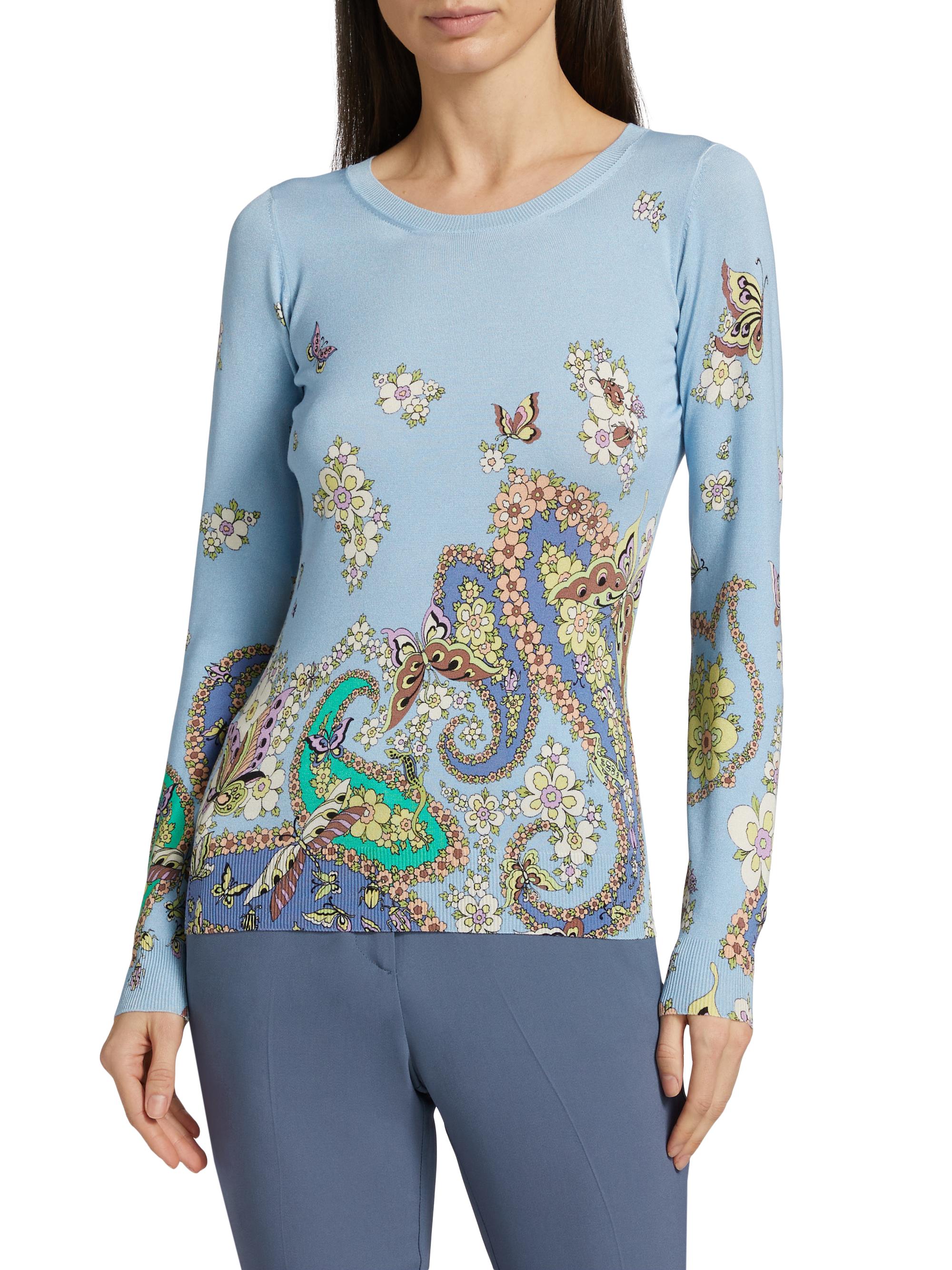 Etro Lucky Charm Long-Sleeve T-Shirt | Saks Fifth Avenue