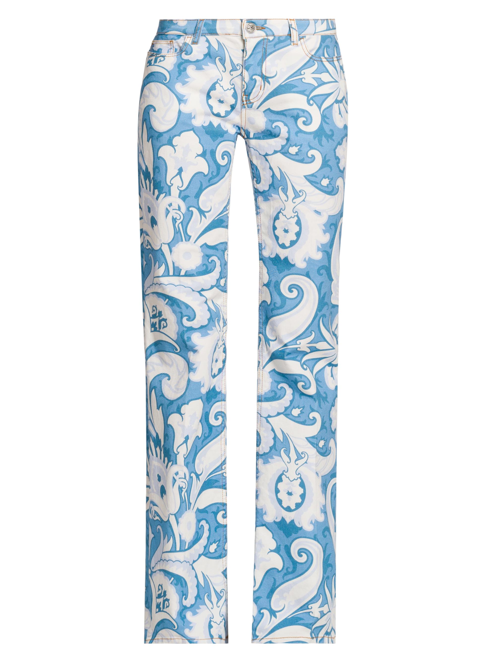 Etro Women's Summer Macflower Mid-Rise Jeans - Stamp Af Doblu