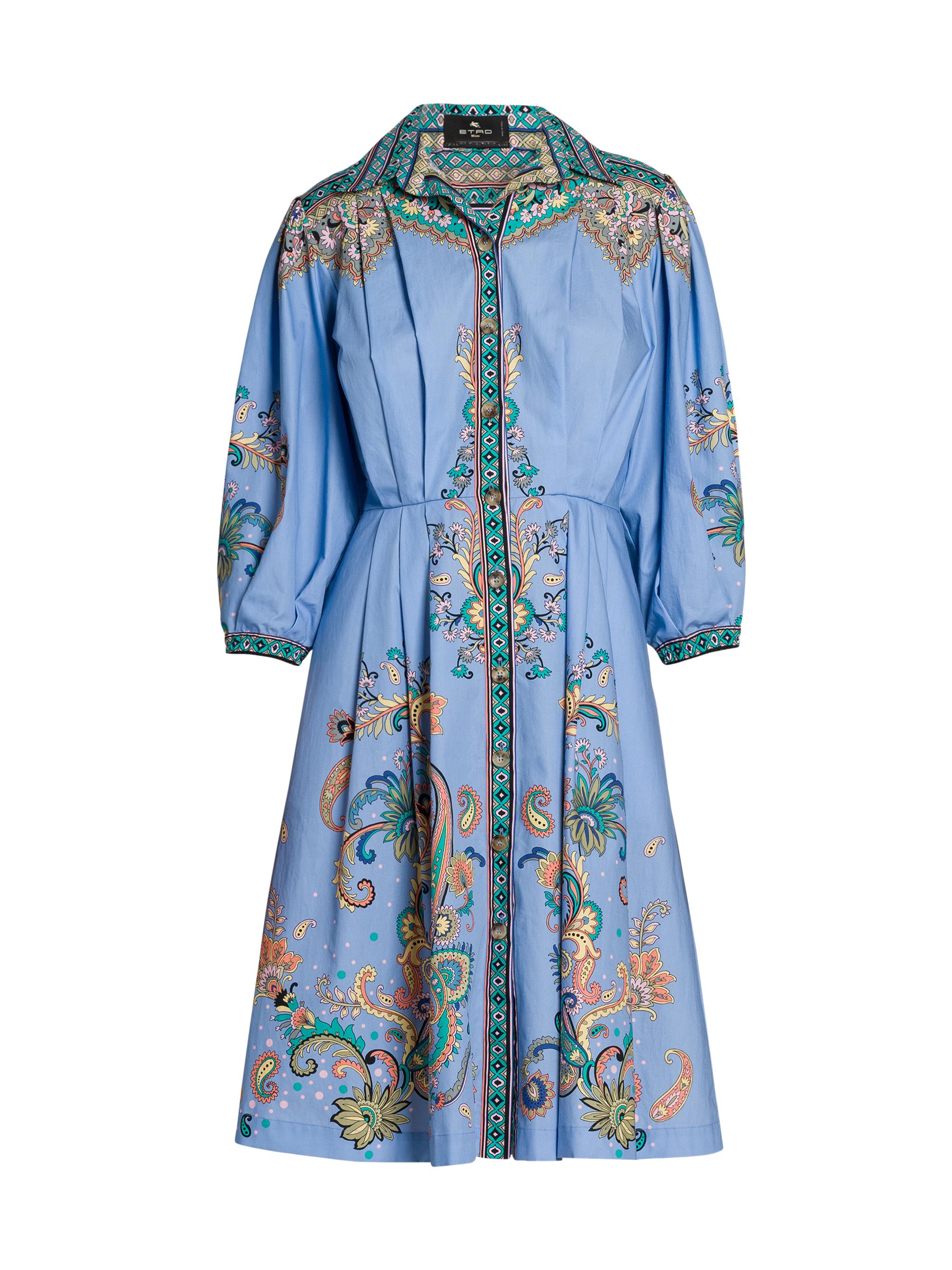 Etro Women's Paisley Cotton Poplin Shirtdress - Stampa
