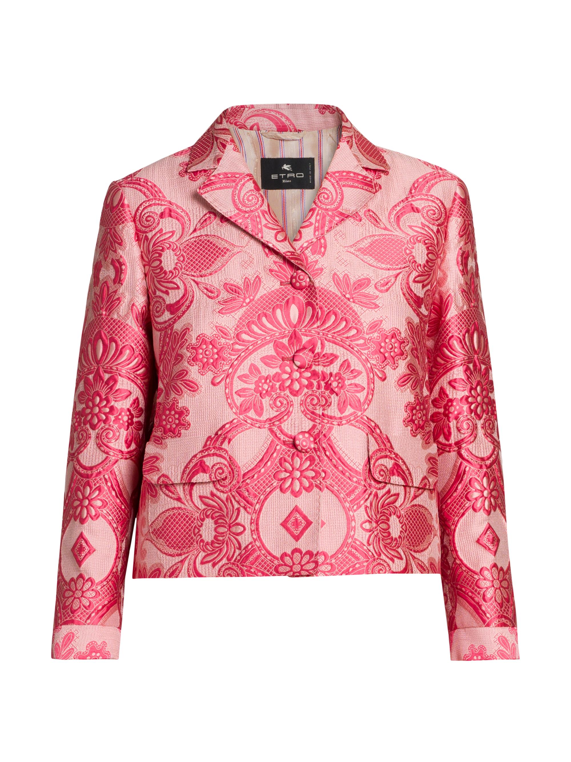 Etro Medallion Brocade Crop Jacket | Saks Fifth Avenue
