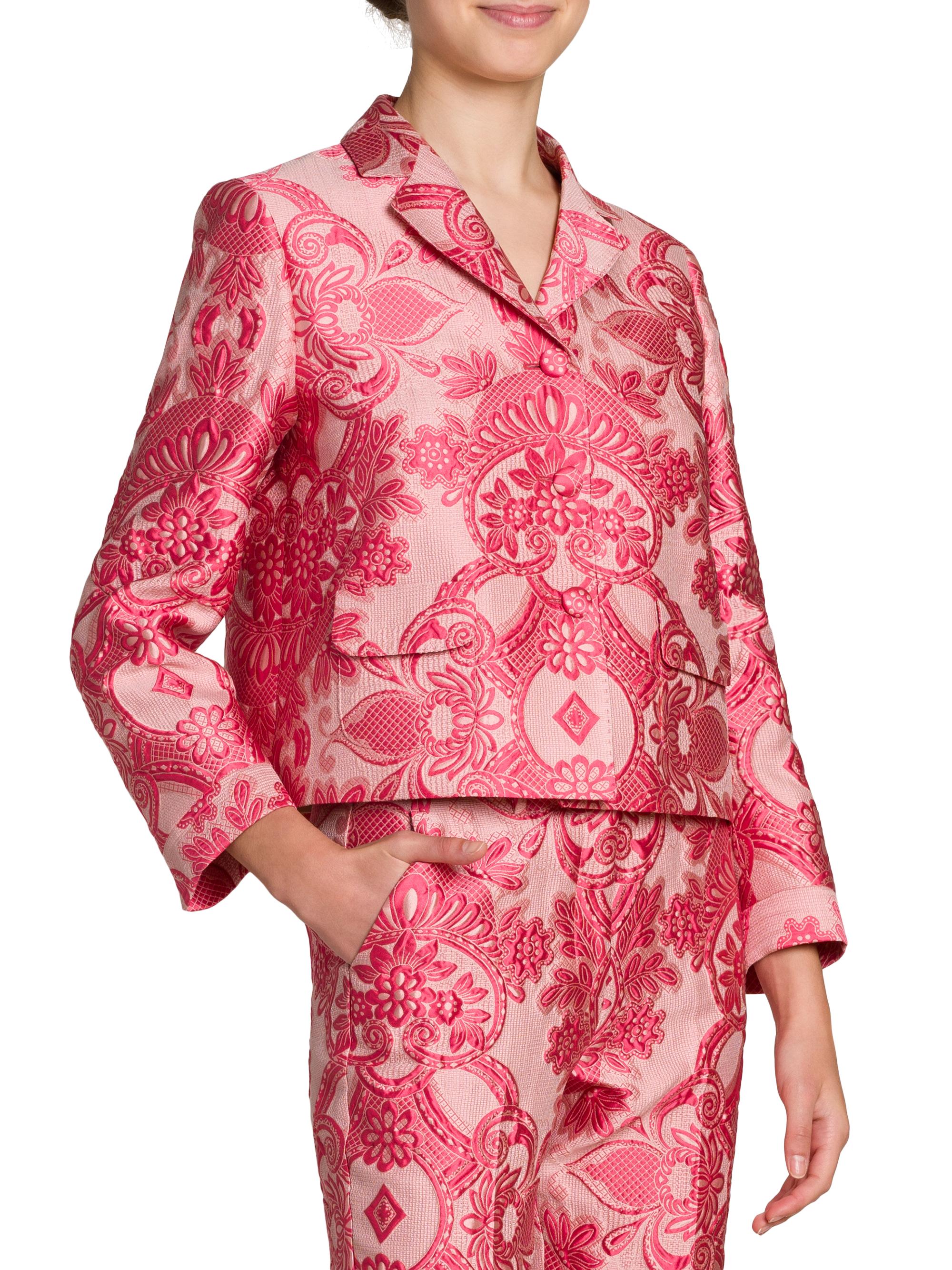 Etro Medallion Brocade Crop Jacket | Saks Fifth Avenue