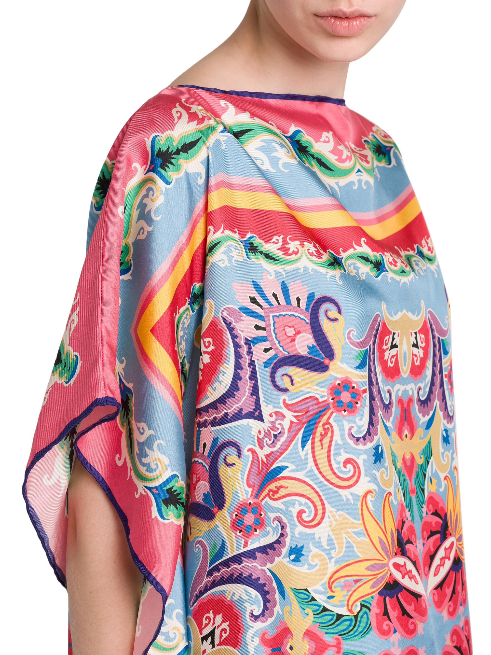 Etro Summer Print Drape Tunic Top | Saks Fifth Avenue