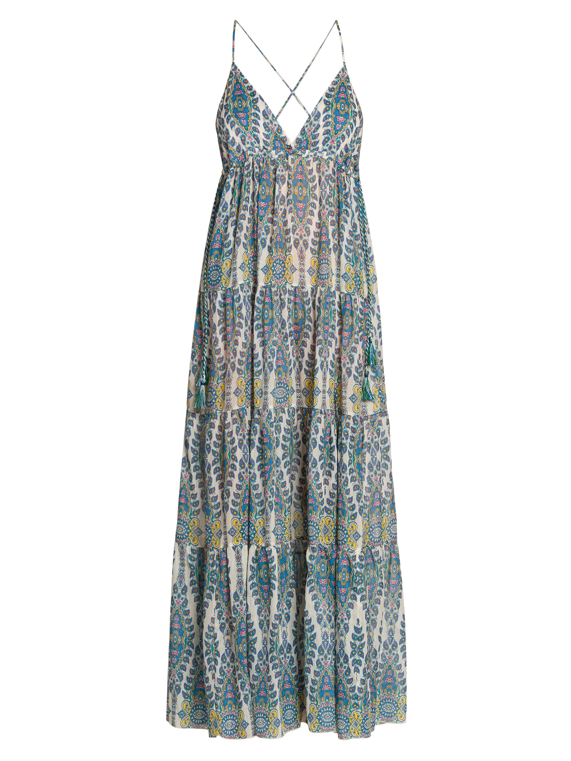Etro Women's Medallion Cotton-Blend Voile Sundress - Stampa F Dobianco