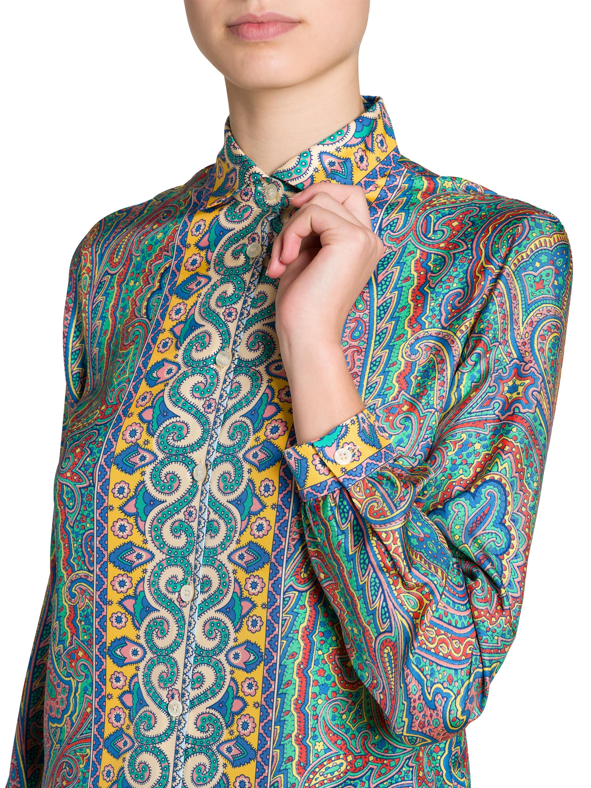Etro Arnica Print Silk Twill Blouse | Saks Fifth Avenue