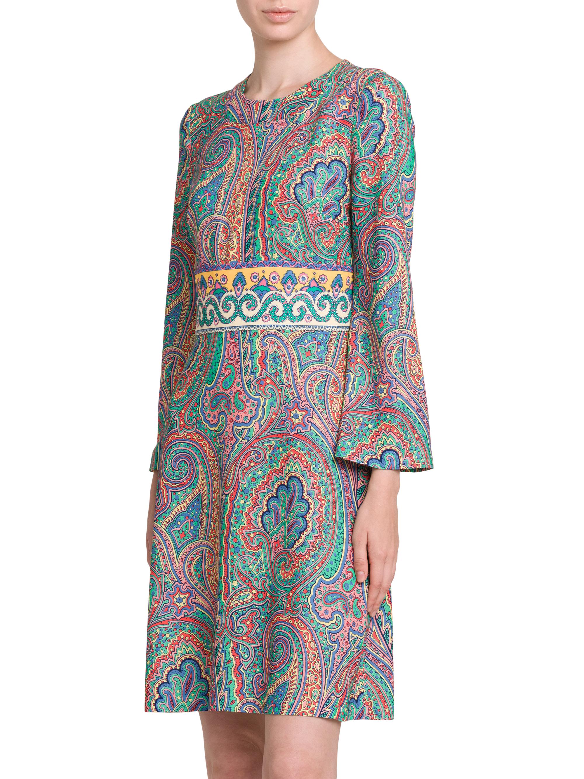 Etro Arnica Print Jersey Minidress | Saks Fifth Avenue