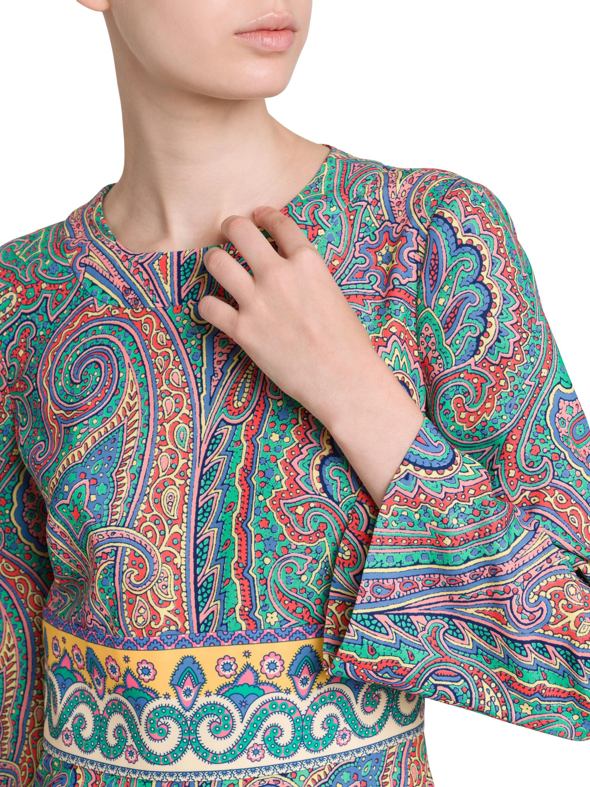 Etro Arnica Print Jersey Minidress | Saks Fifth Avenue