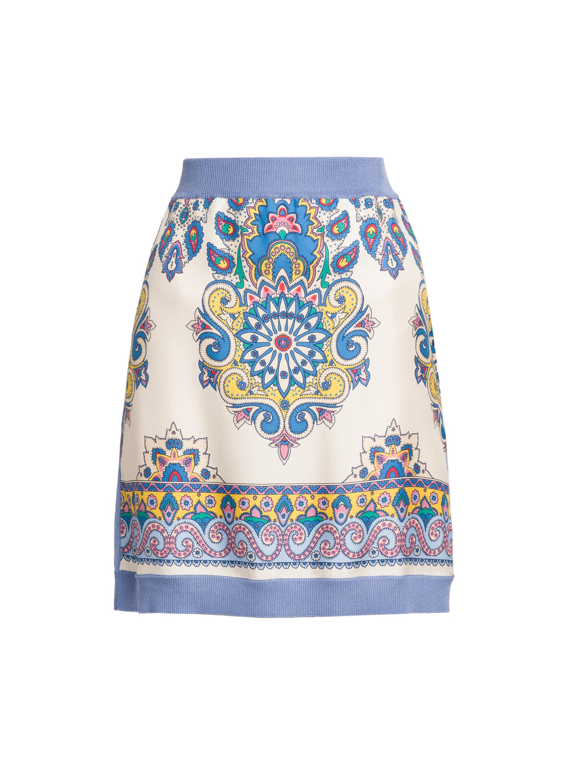 Etro Women's Medallion Silk Miniskirt - Pervinca