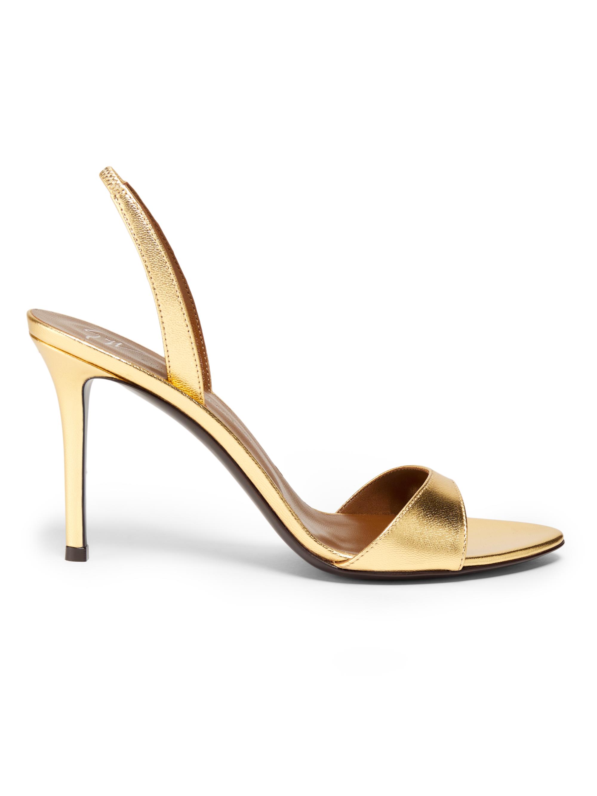 Gianvito Rossi Lucrezia 70MM Metallic Mule | Saks Fifth Avenue