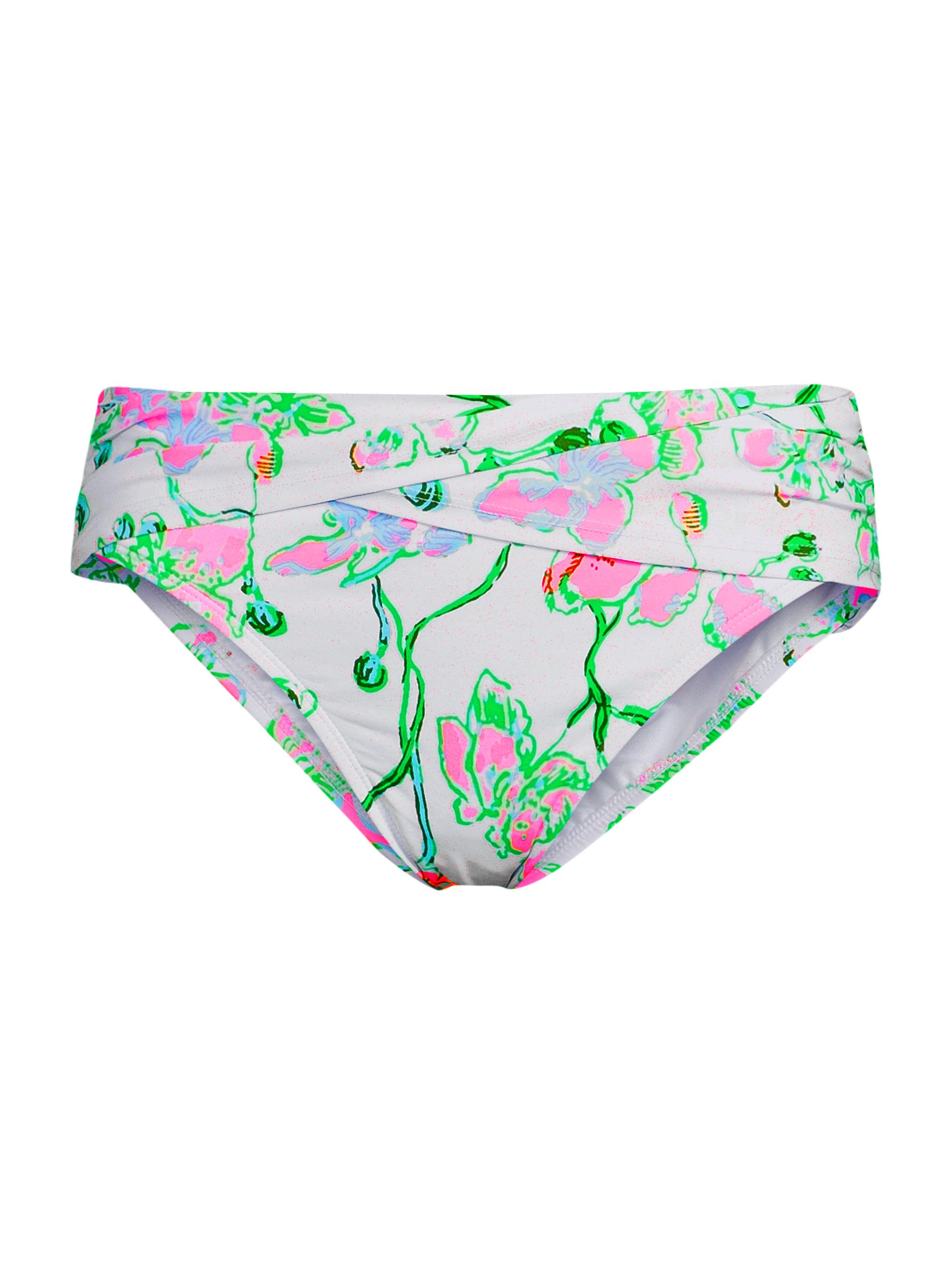 Lilly Pulitzer Women's Lagoon Floral Bikini Bottom - Multi Orchids On The Avenue