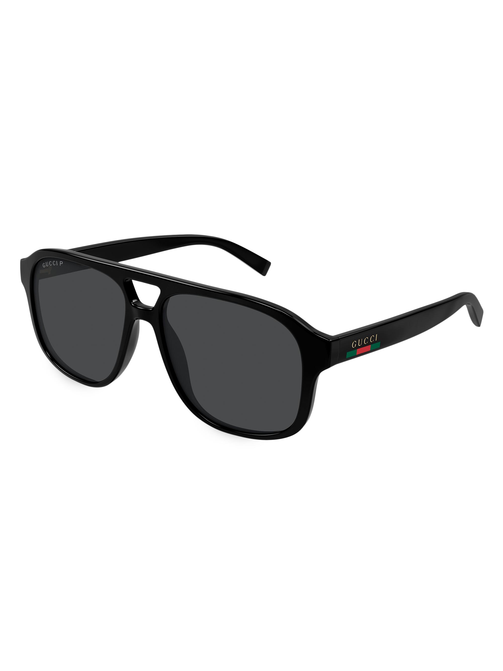 Gucci Web 57MM Sunglasses | Saks Fifth Avenue
