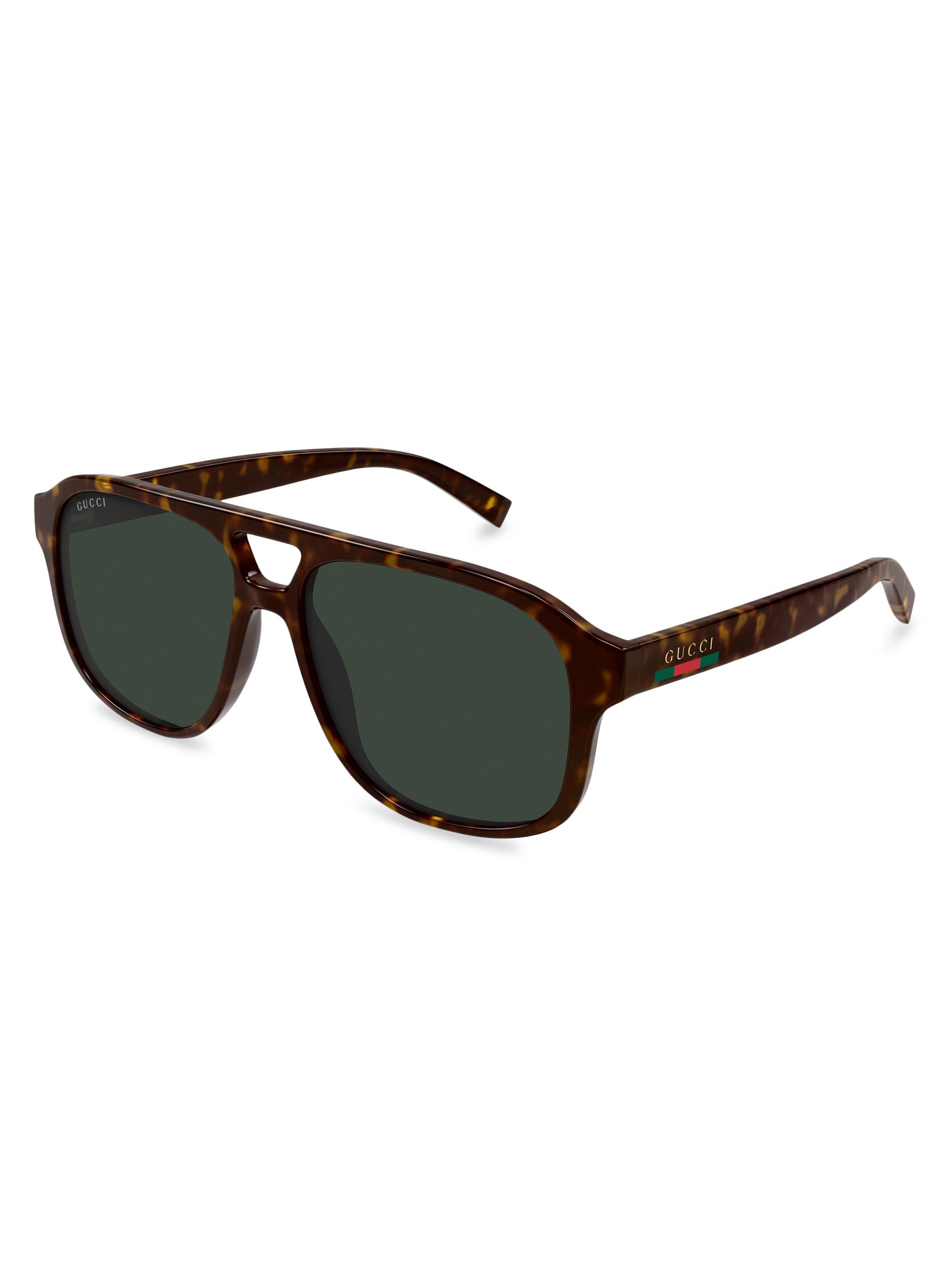 Gucci New Pop Web 53MM Square Sunglasses | Saks Fifth Avenue