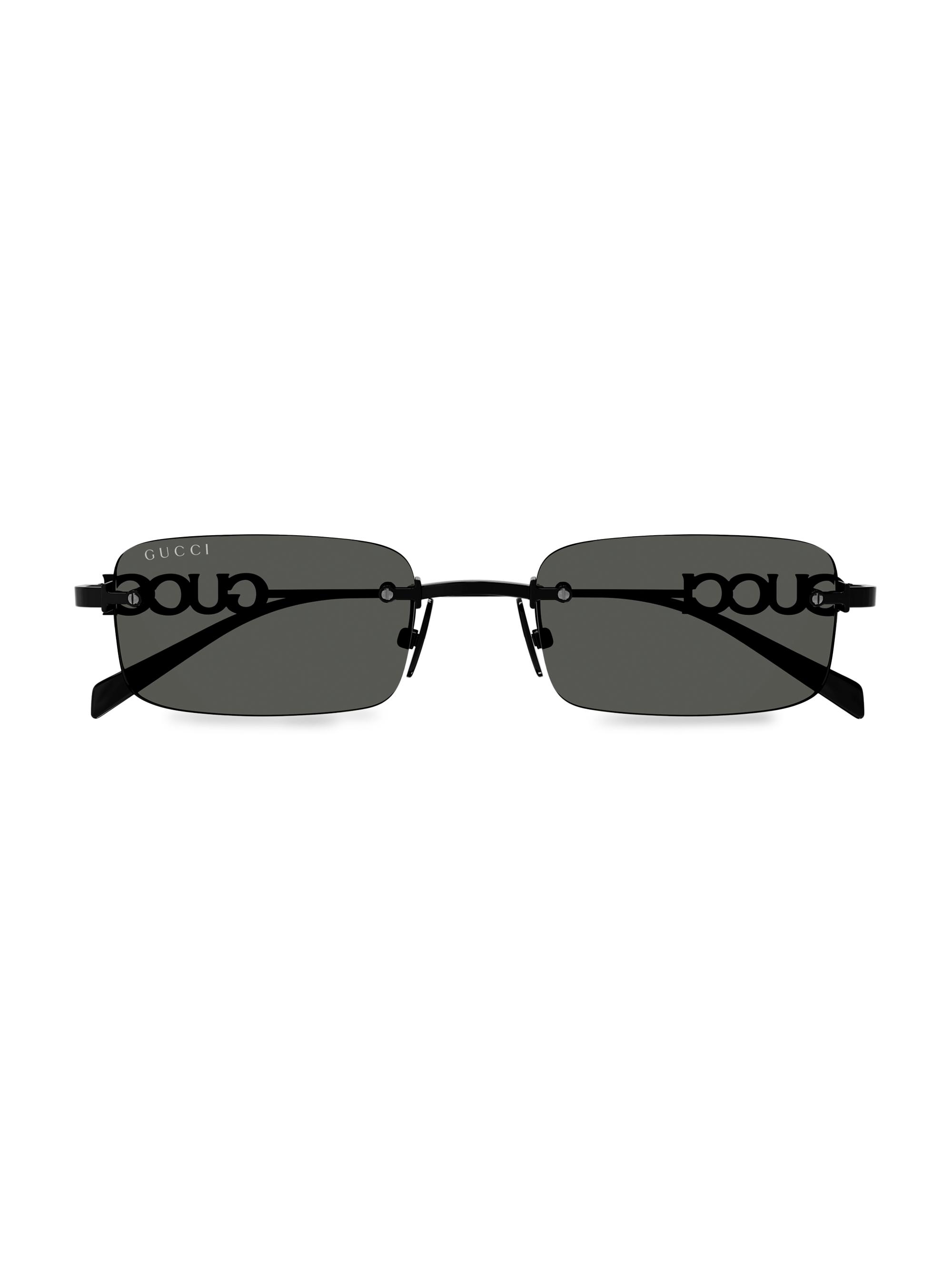 小物 GUCCI sunglasses rimless archive y2k Gucci Rimless Sunglasses Pink Lens Rectangular Y2K Vintage Gold