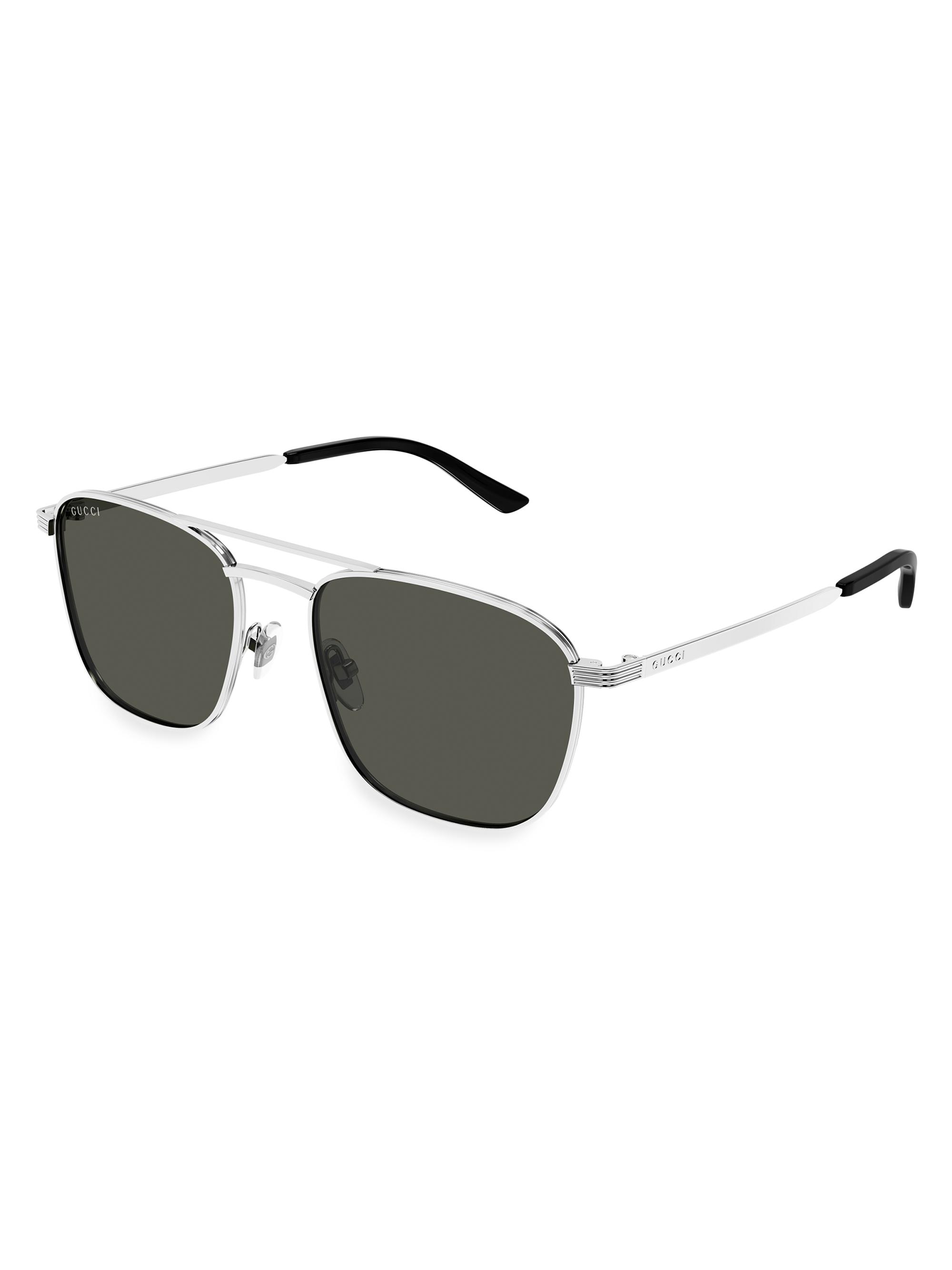 Gucci Details GG1676S 60MM Pilot Sunglasses | Saks Fifth Avenue