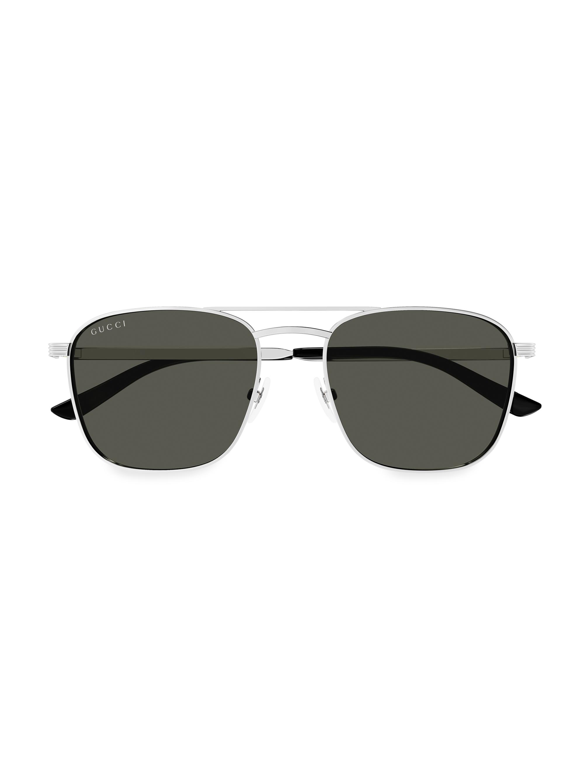 Gucci New Light Metal 54MM Square Sunglasses | Saks Fifth Avenue