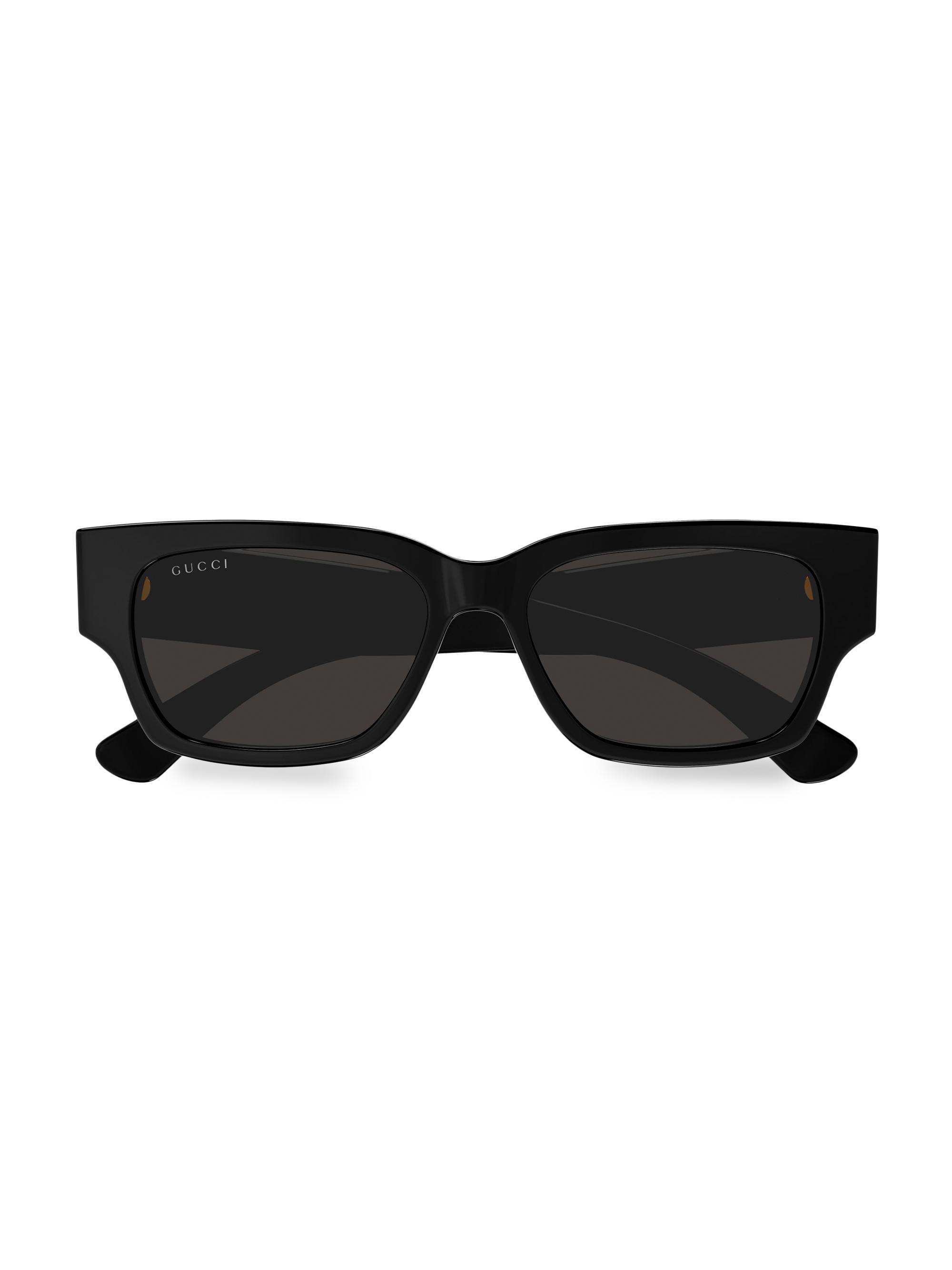 Gucci Gucci Lacquered 54MM Squared Sunglasses | Saks Fifth Avenue
