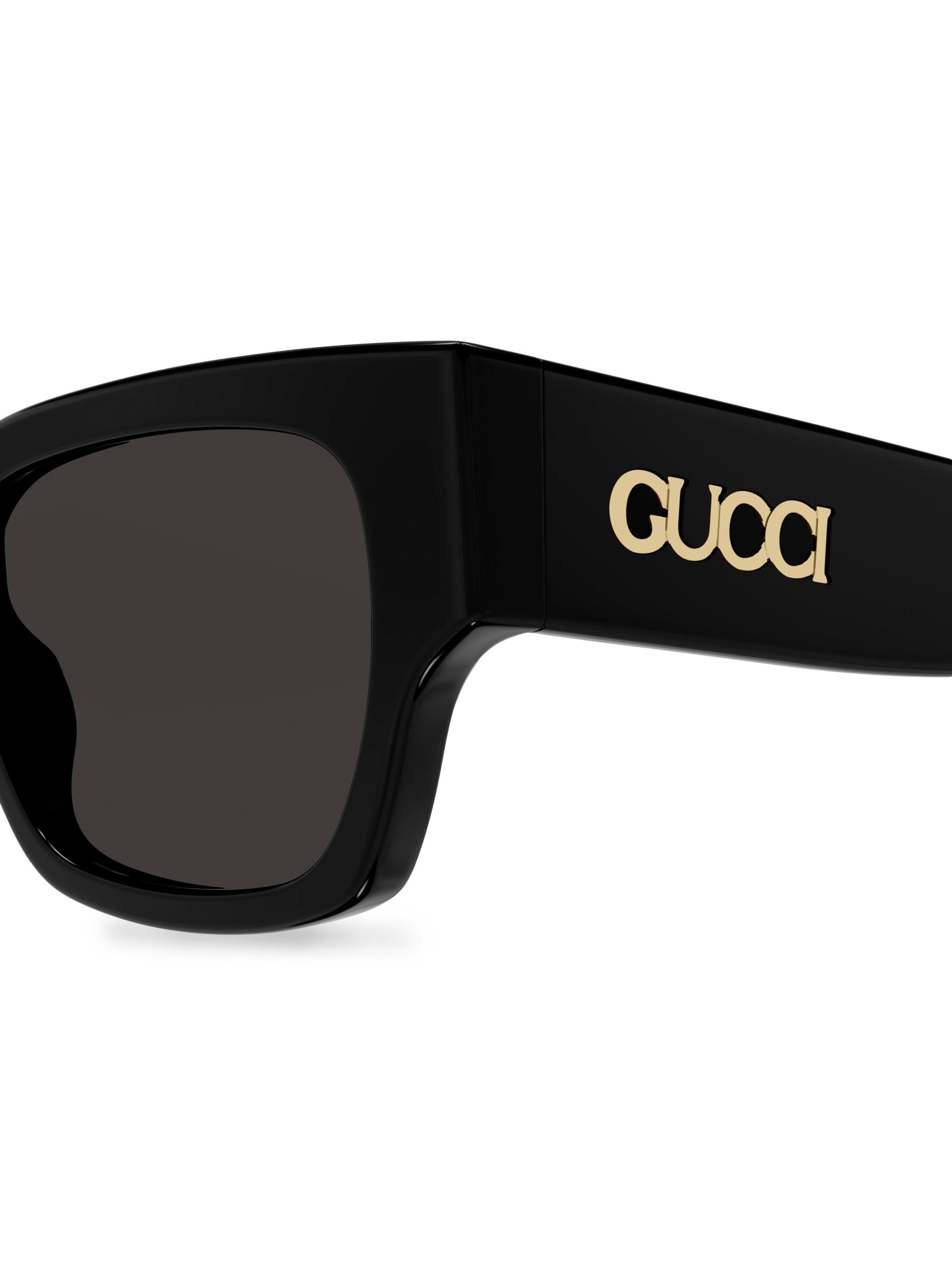 GUCCI archive square sunglasses アーカイブ Square frame sunglasses in black | GUCCI® US