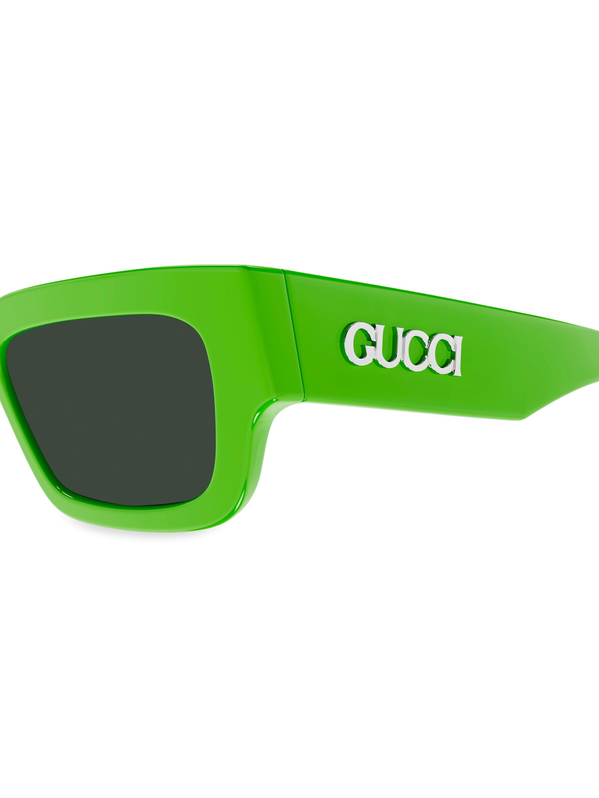 Gucci Miami 52MM Rectangular Sunglasses | Saks Fifth Avenue