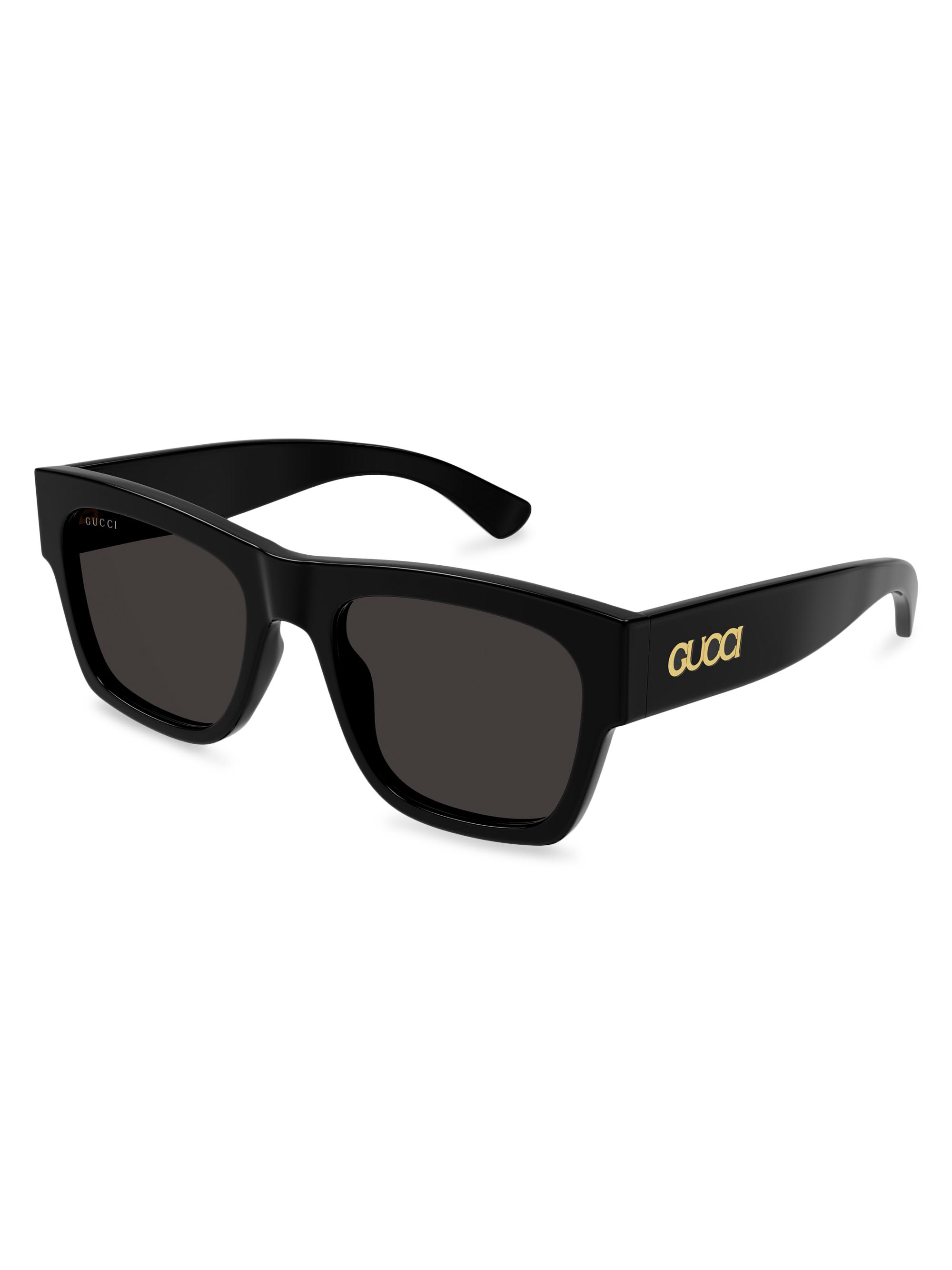 Gucci Gucci Lines 55MM Squared Sunglasses | Saks Fifth Avenue