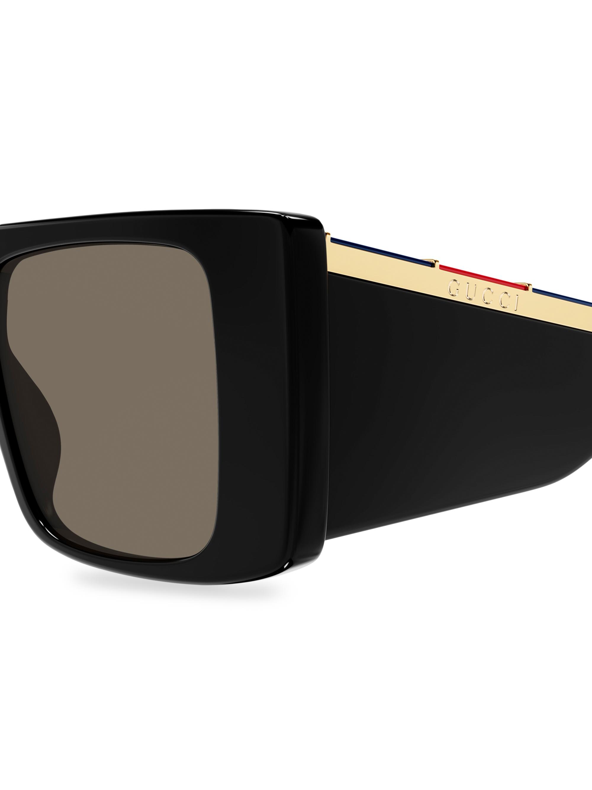 Gucci 50MM Squared Sunglasses | Saks Fifth Avenue